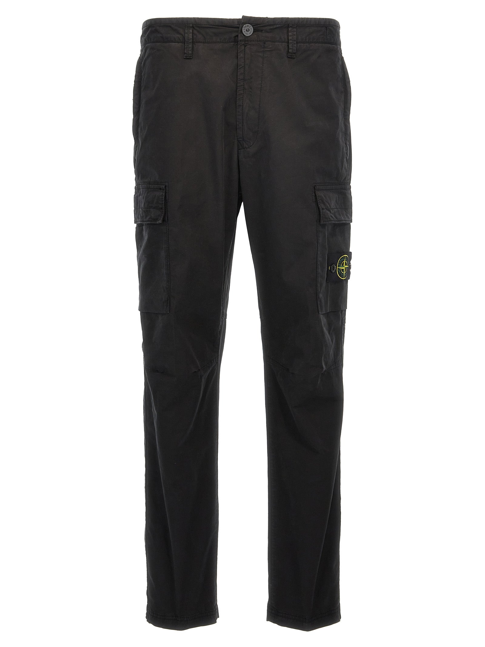 Stone Island Logo Patch Cargo Pants