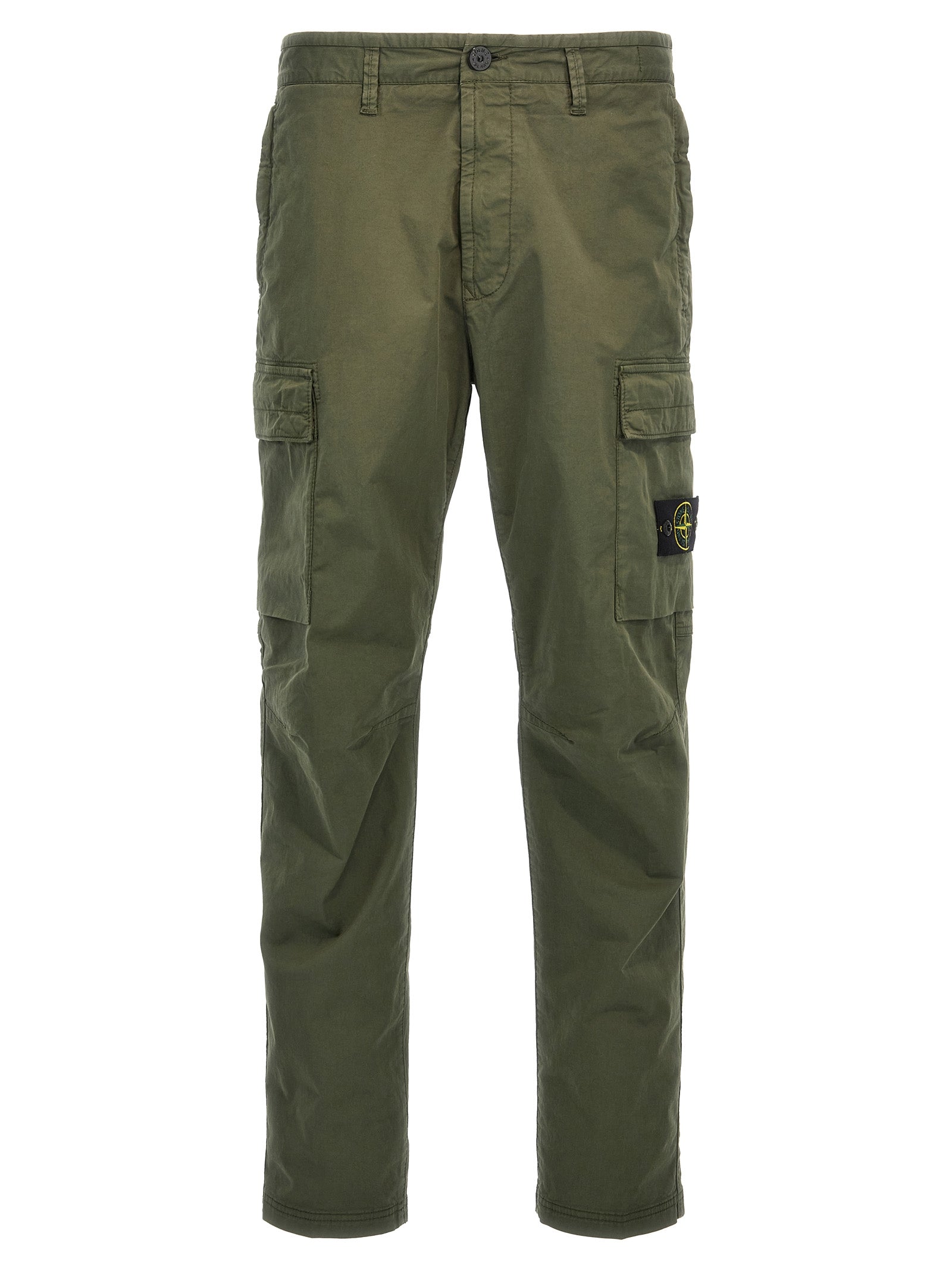 Stone Island Logo Badge Cargo Pants