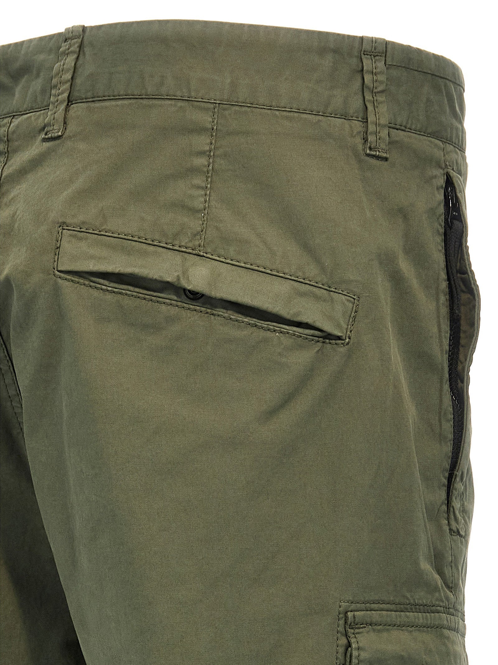 Stone Island Logo Badge Cargo Pants