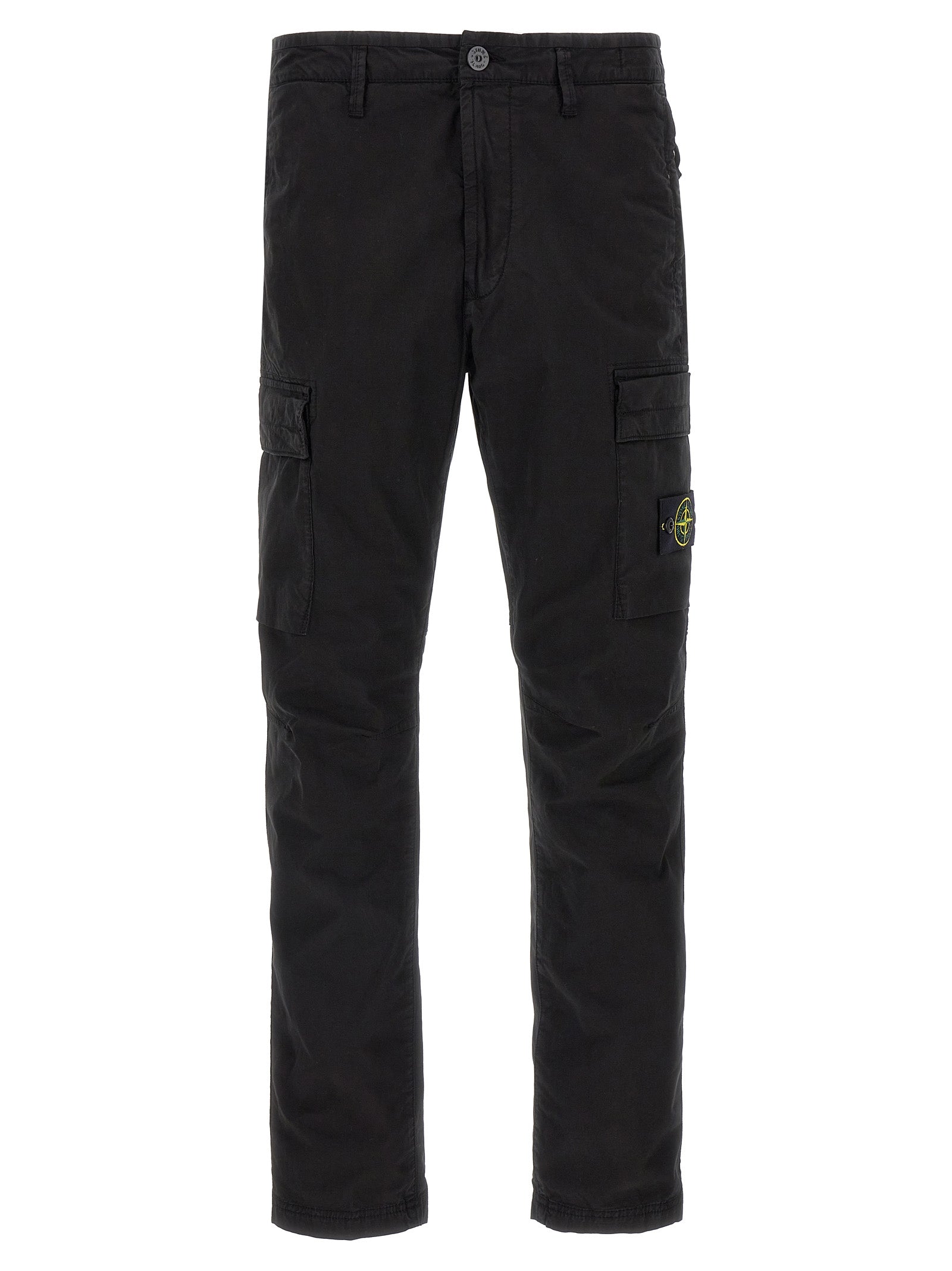 Stone Island Logo Badge Cargo Pants