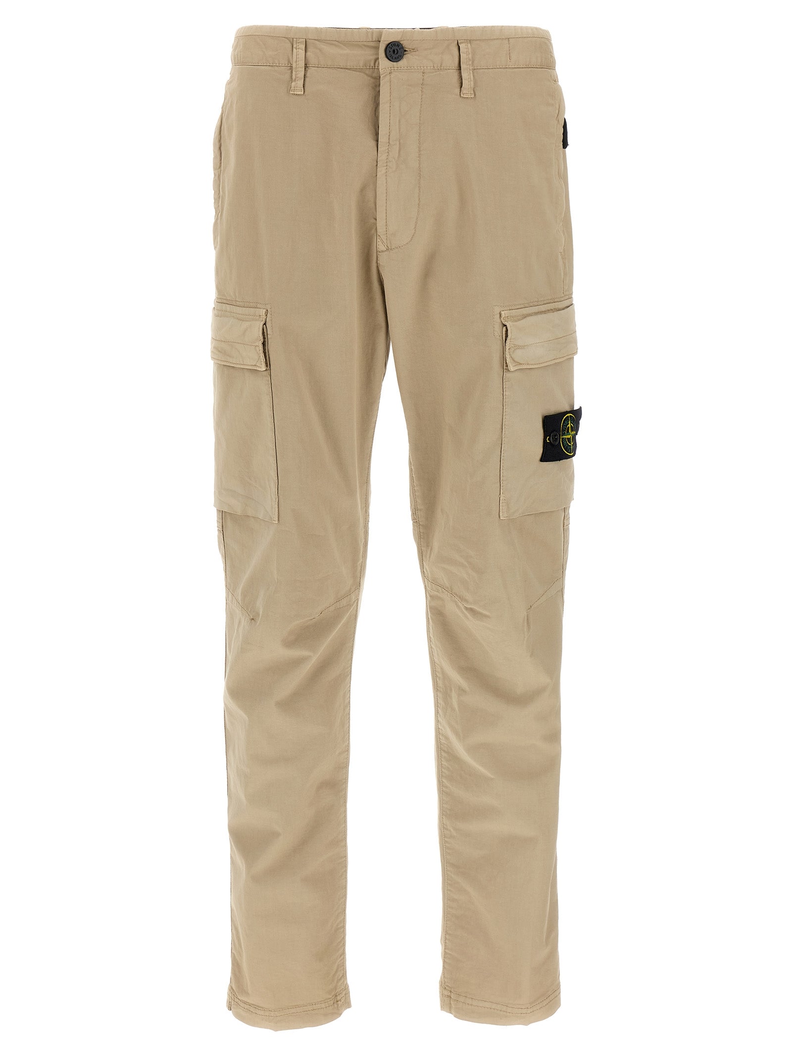 Stone Island Logo Badge Cargo Pants