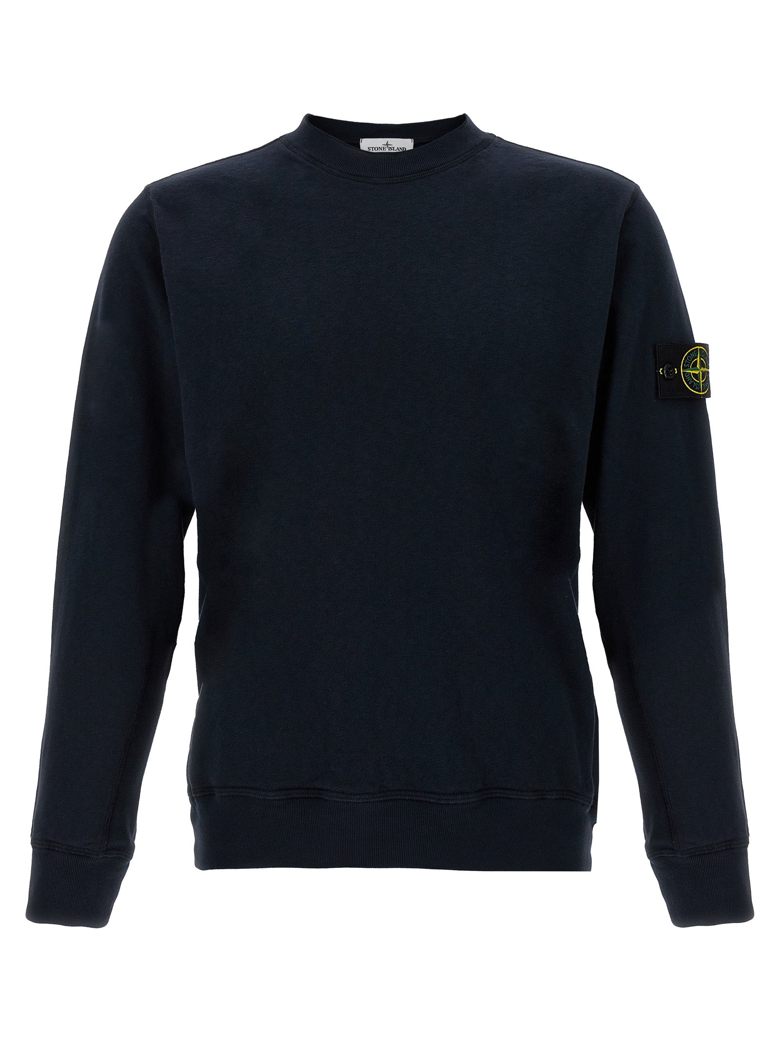 Stone Island Logo Badge Sweatshirt