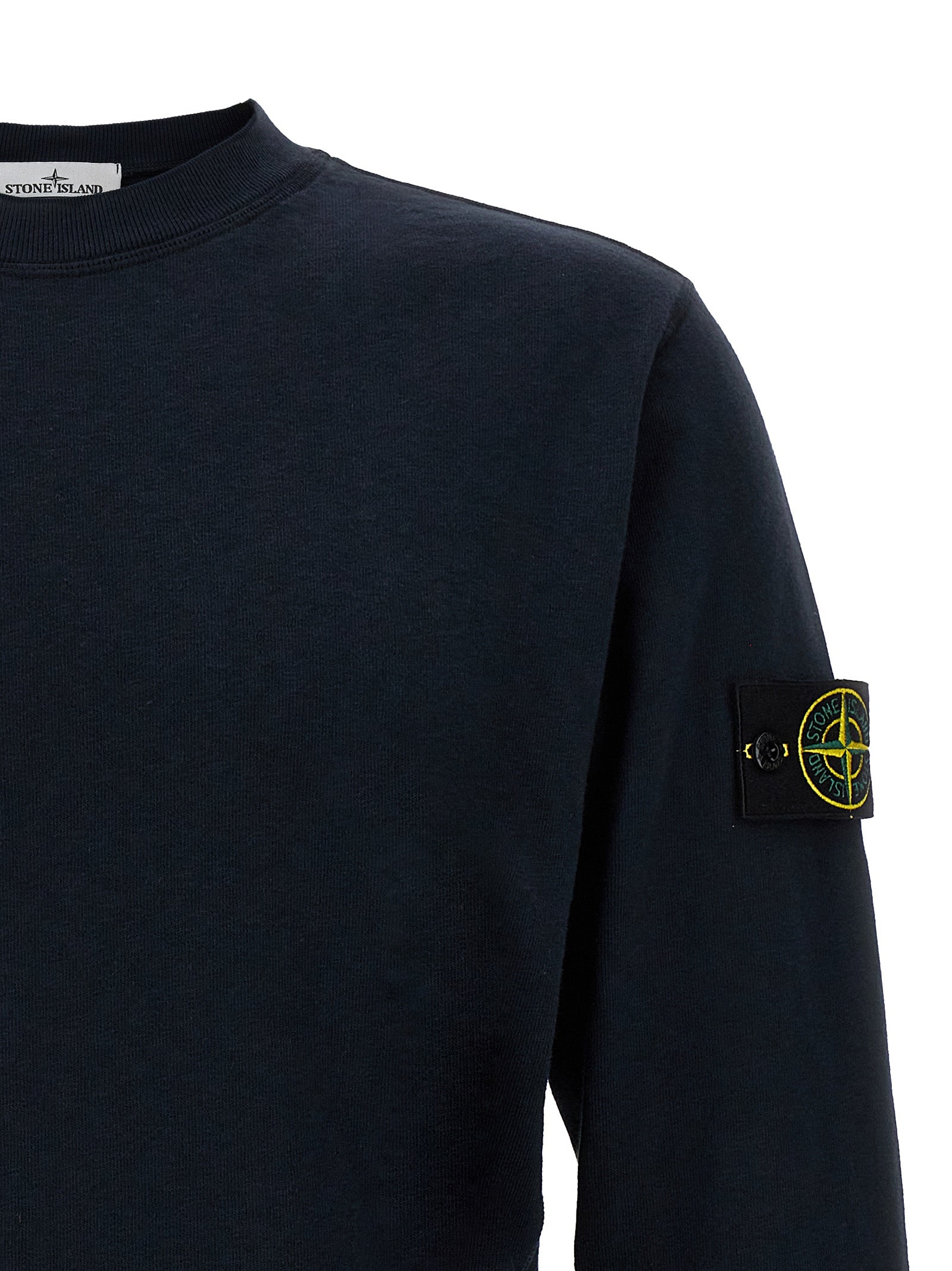 Stone Island Logo Badge Sweatshirt