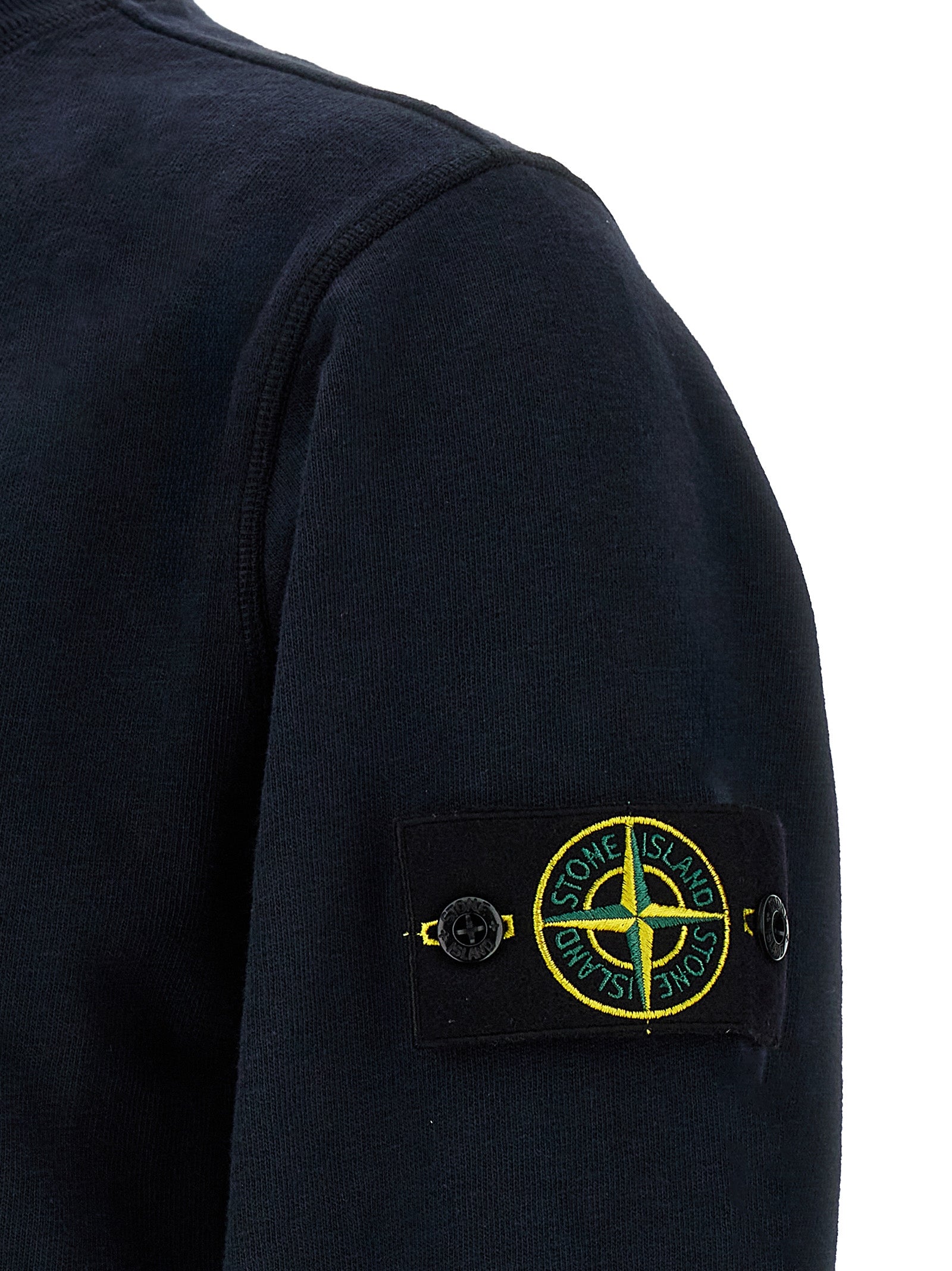 Stone Island Logo Badge Sweatshirt