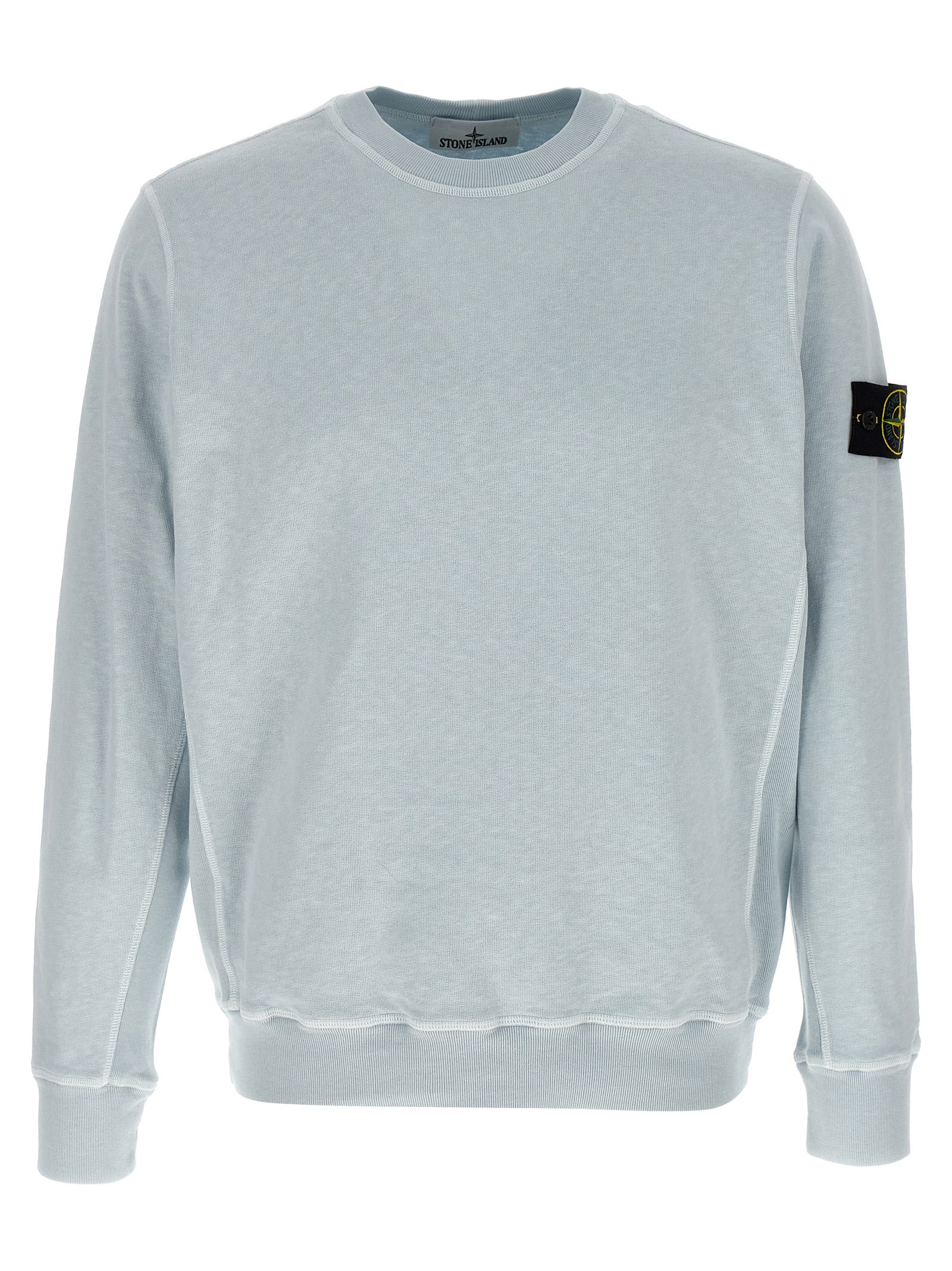 Stone Island Logo Badge Sweatshirt