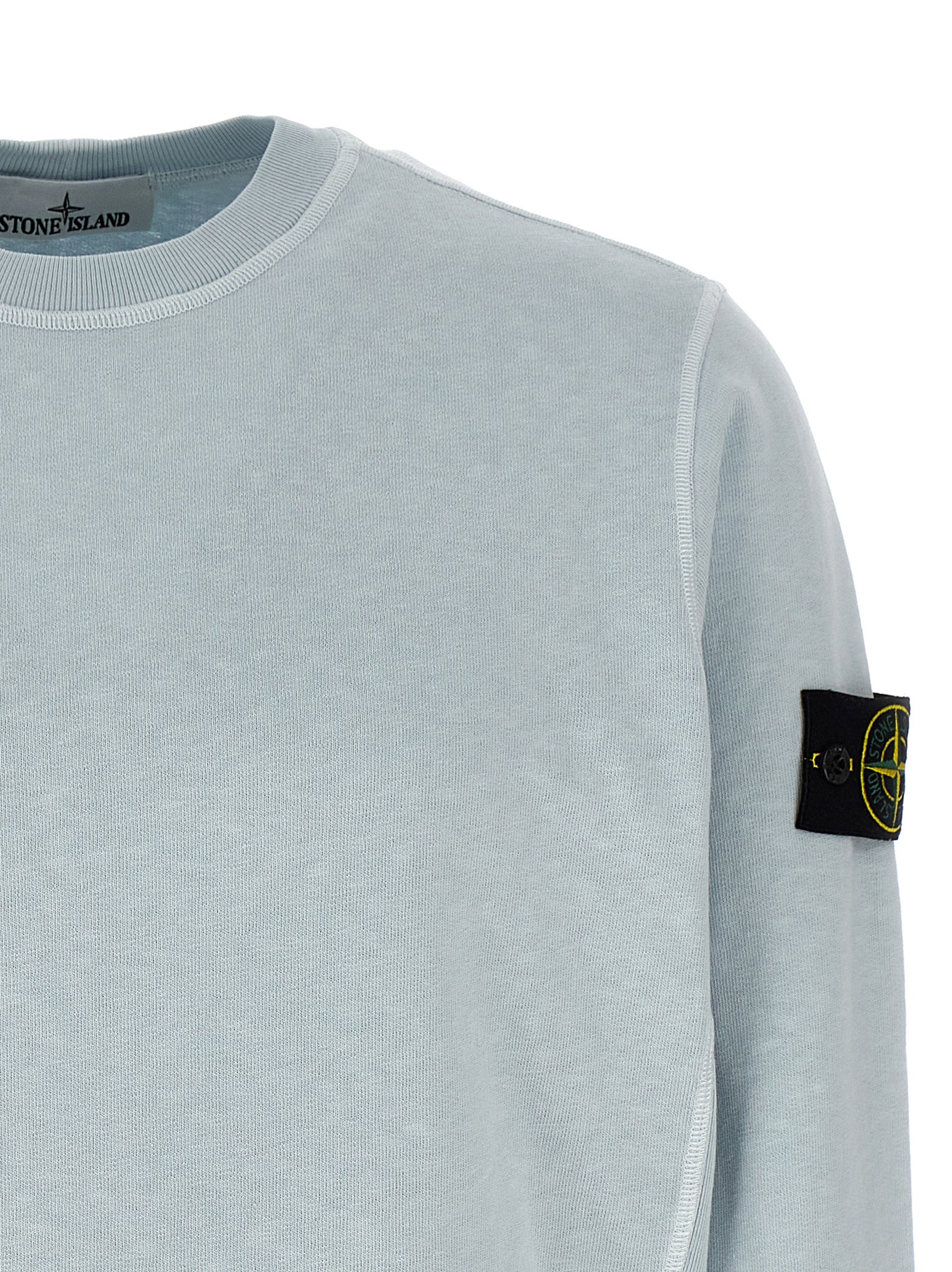 Stone Island Logo Badge Sweatshirt