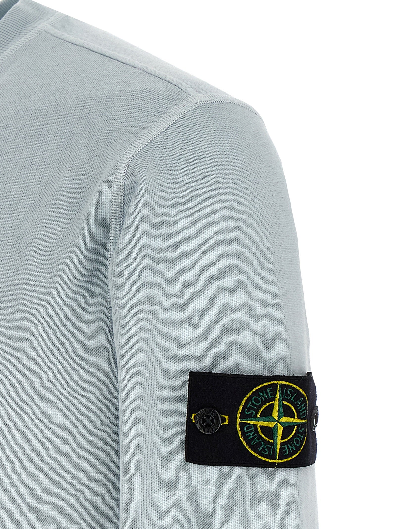 Stone Island Logo Badge Sweatshirt