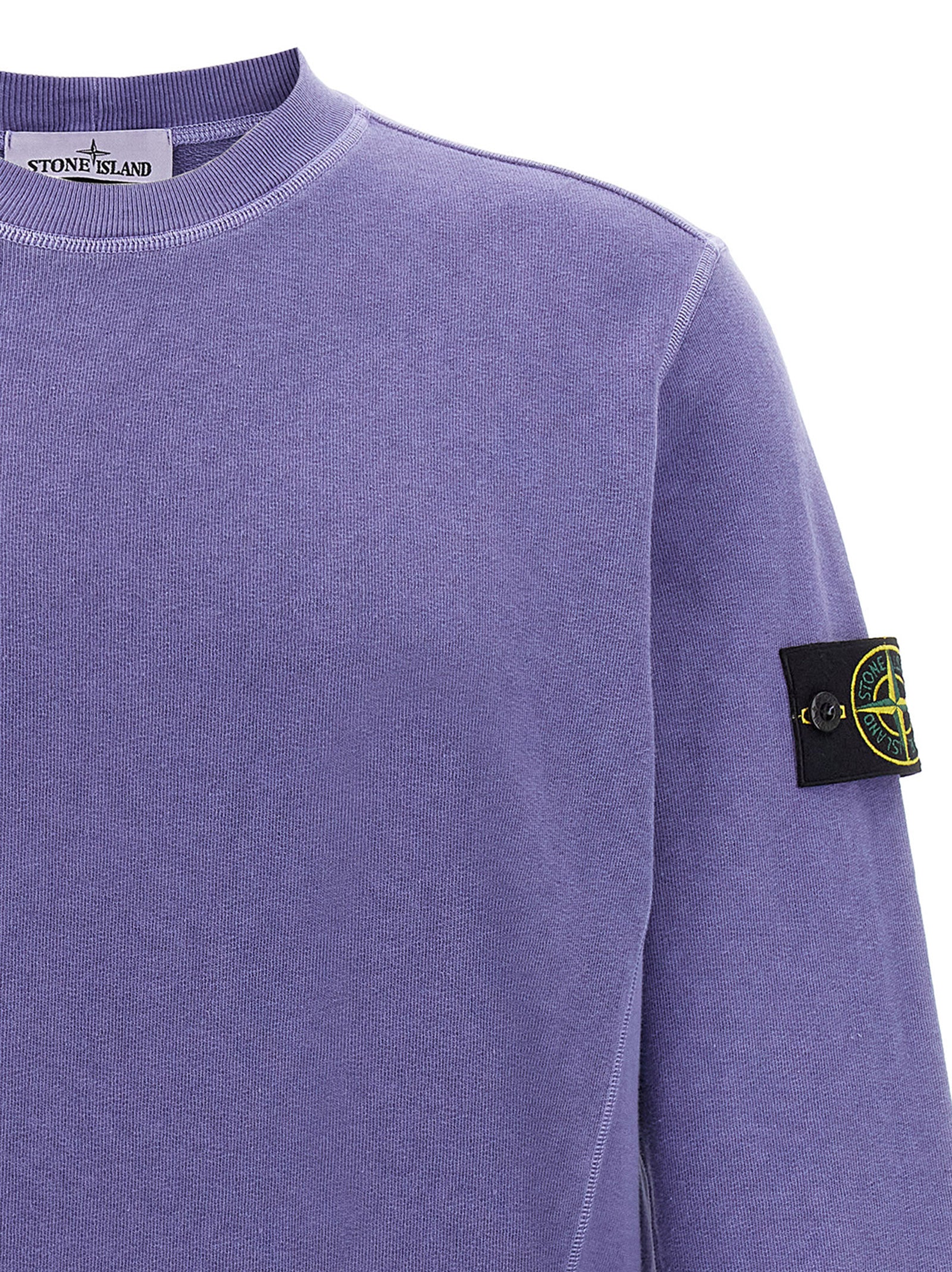 Stone Island Logo Badge Sweatshirt