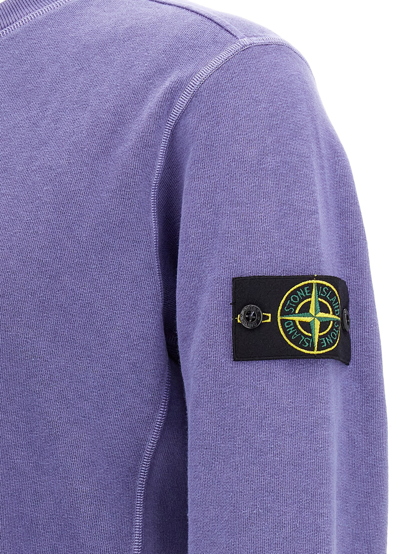 Stone Island Logo Badge Sweatshirt