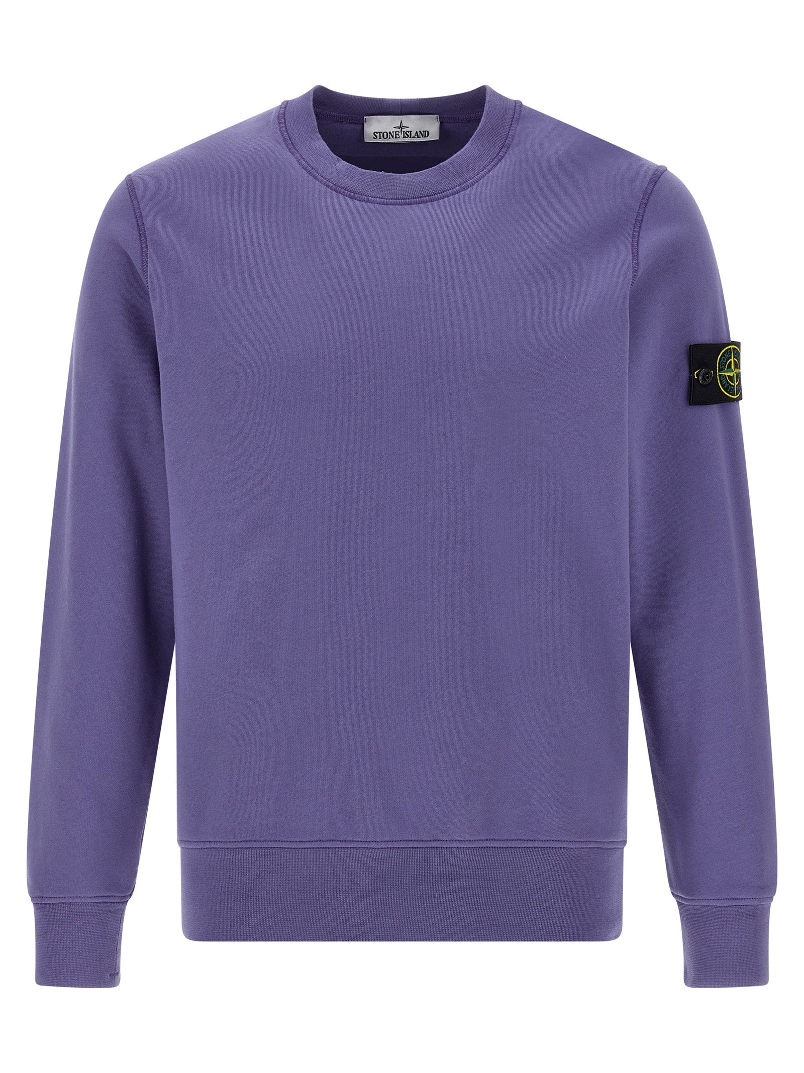 Stone Island Logo Badge Sweatshirt