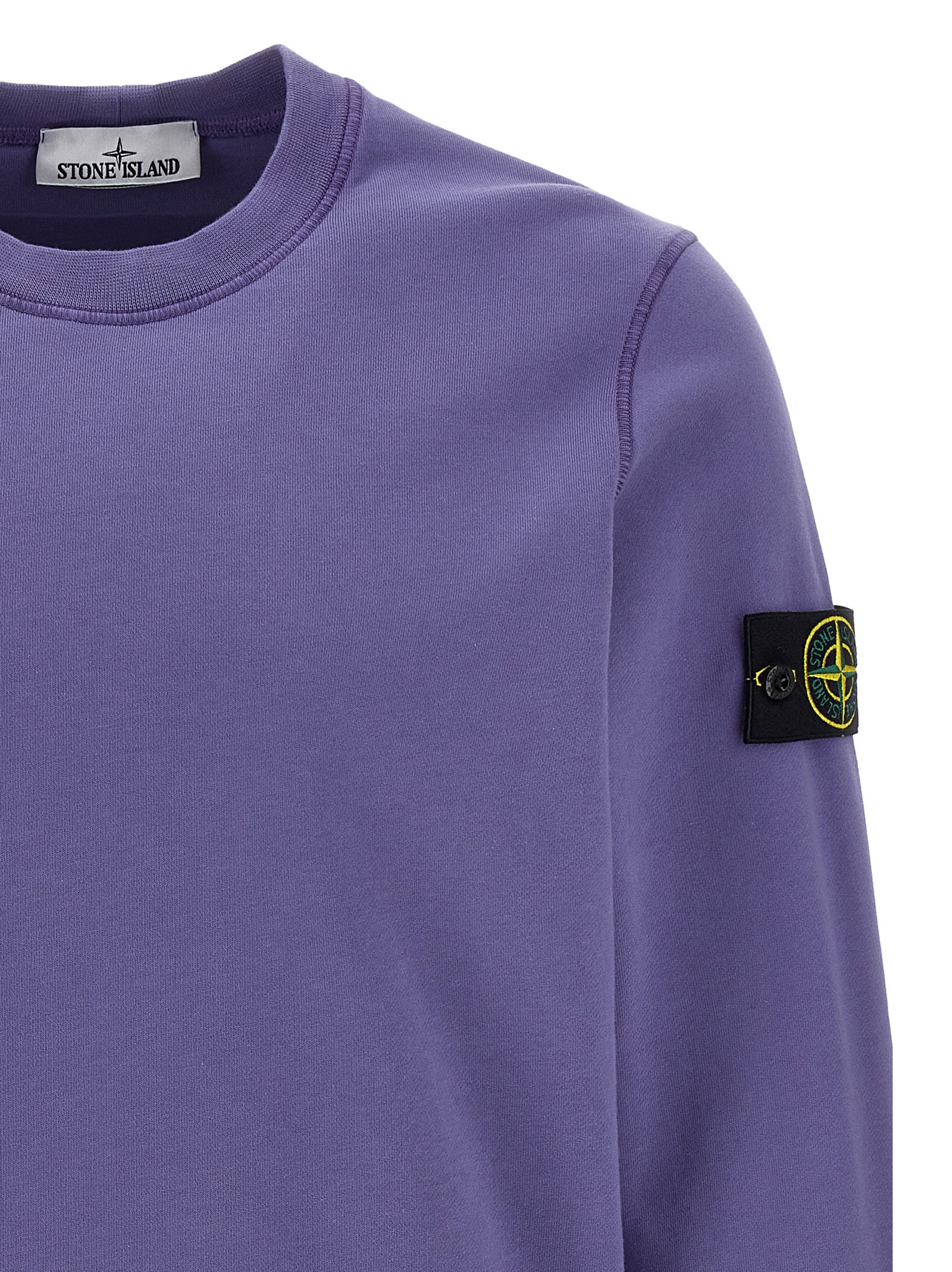 Stone Island Logo Badge Sweatshirt