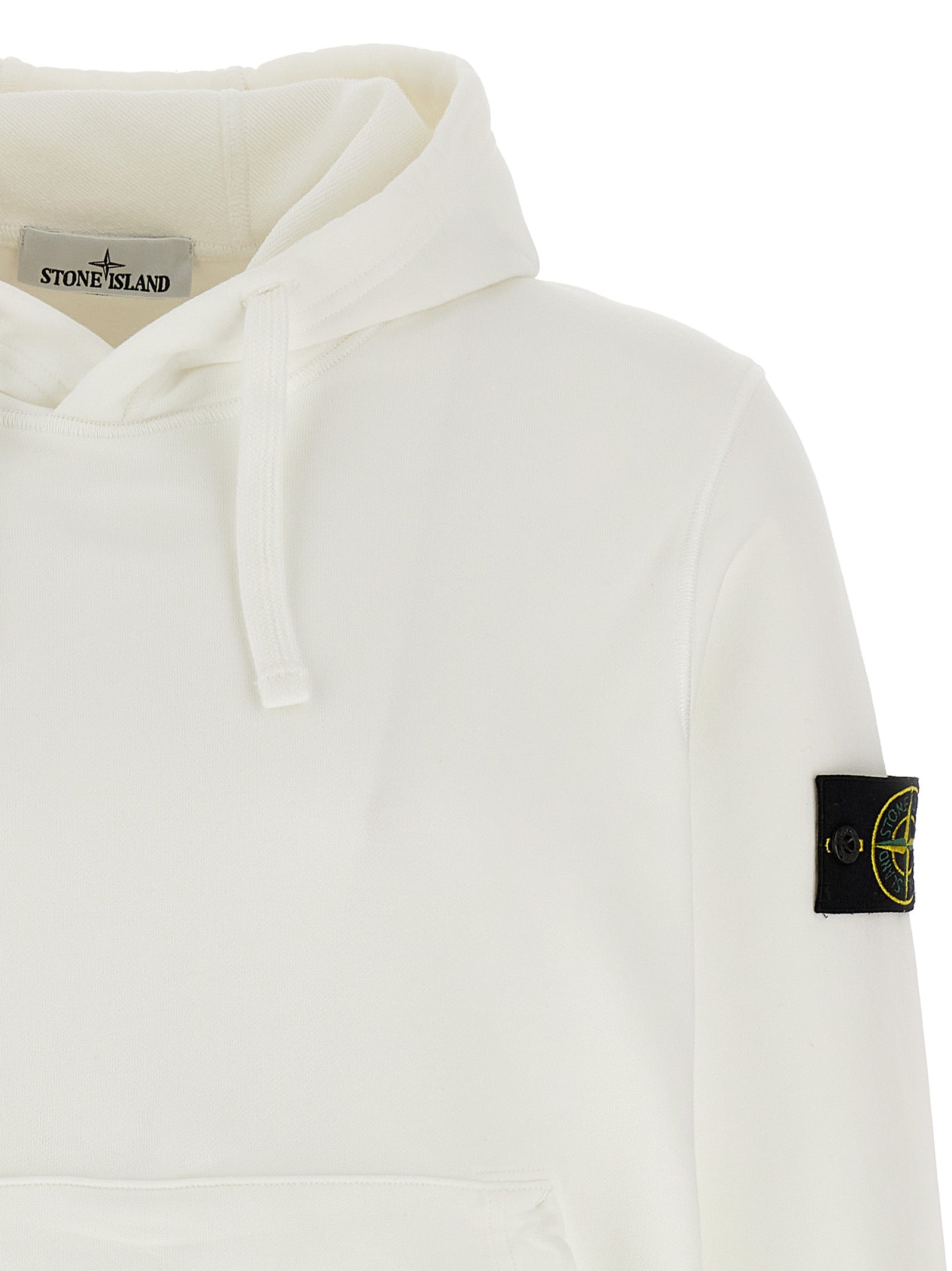 Stone Island Logo Badge Hoodie