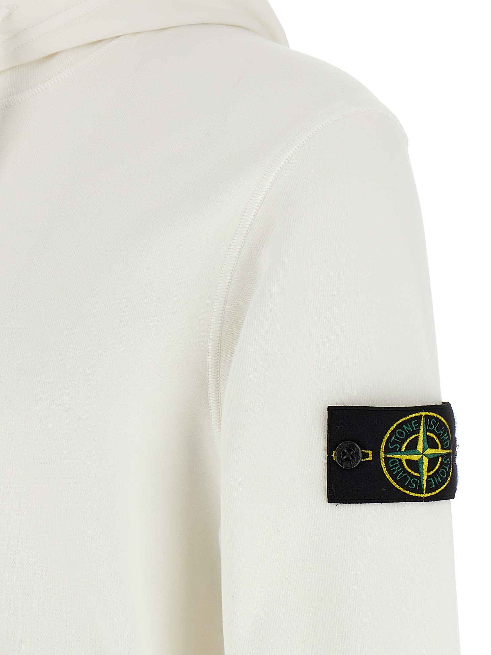 Stone Island Logo Badge Hoodie