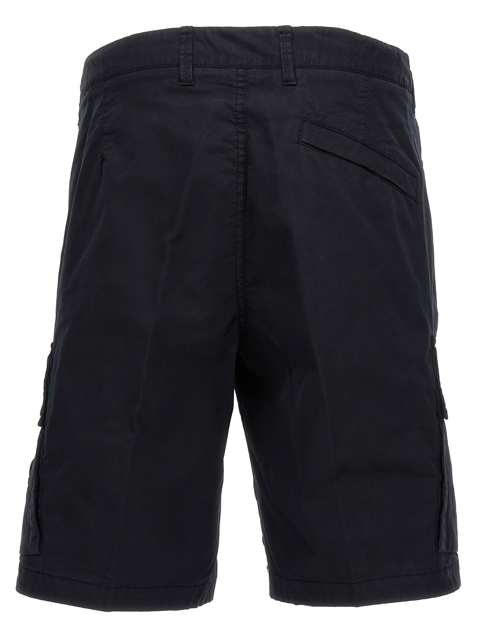 Stone Island Logo Badge Bermuda Shorts