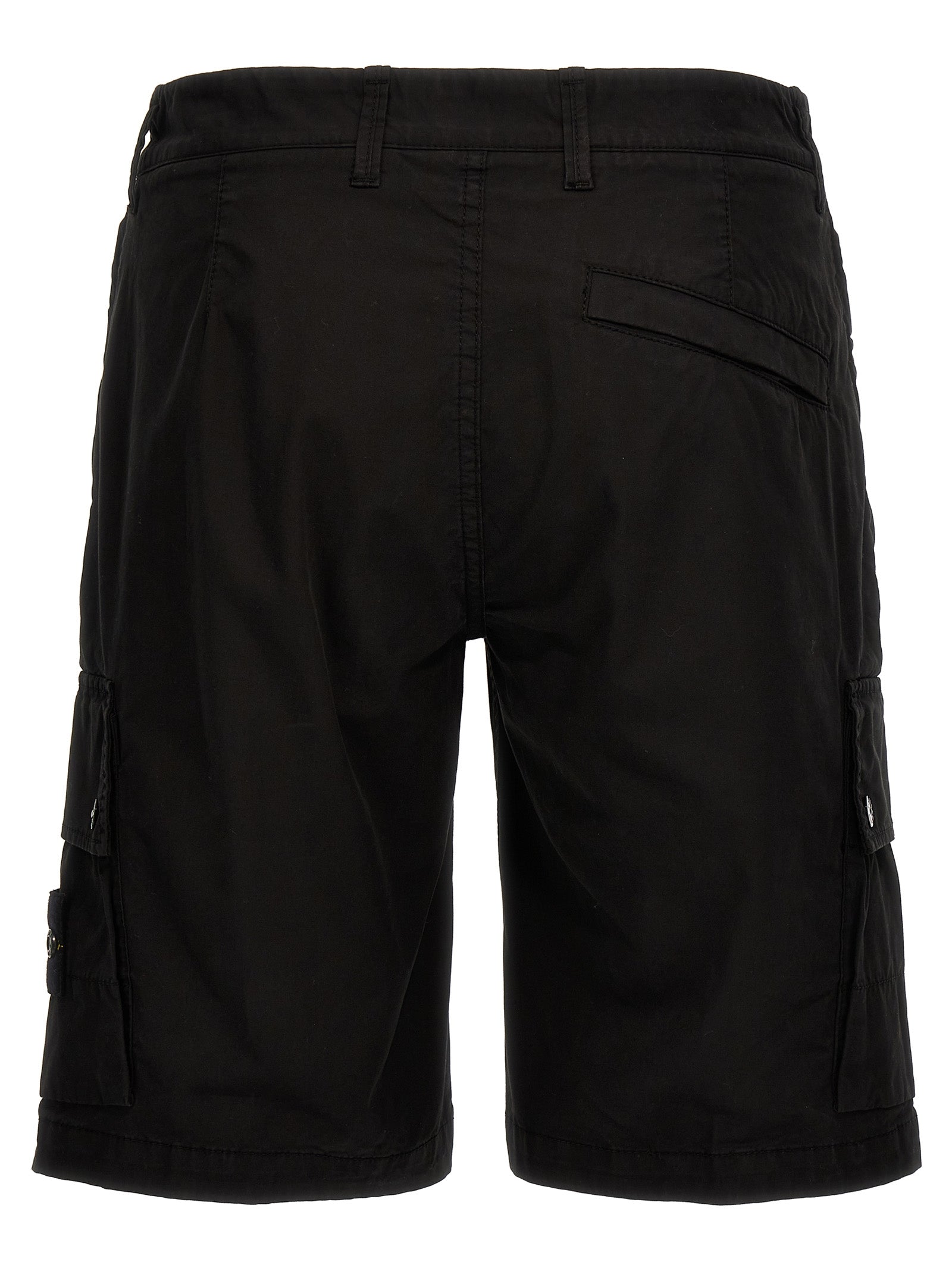 Stone Island Logo Badge Bermuda Shorts