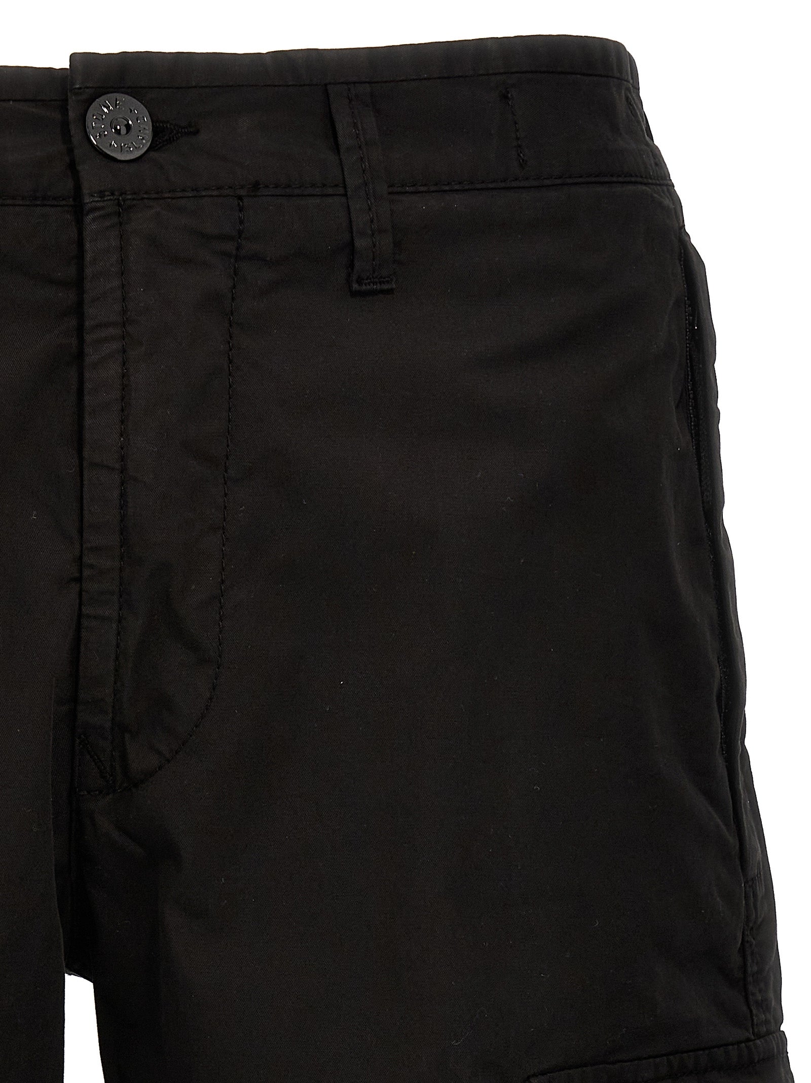 Stone Island Logo Badge Bermuda Shorts