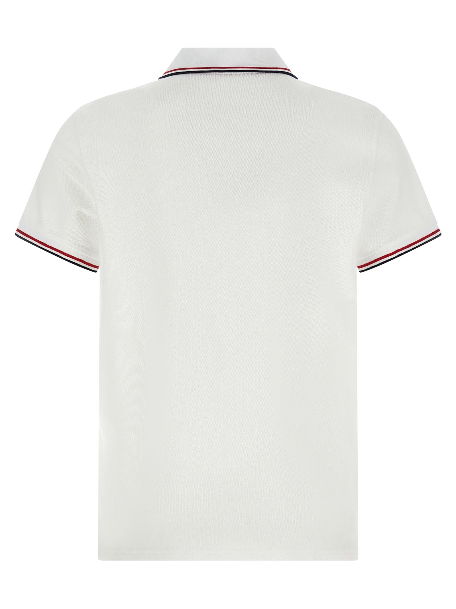 Moncler Piqué Cotton Polo Shirt