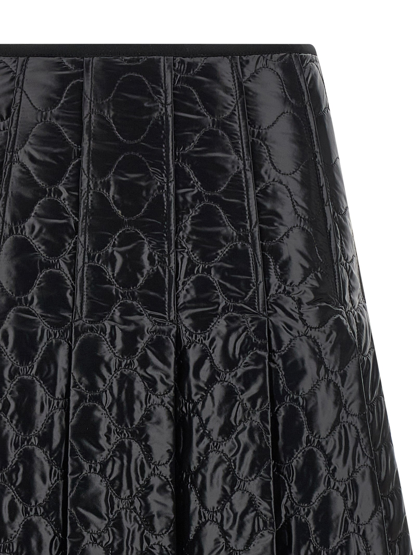 Moncler Laqué Nylon Skirt