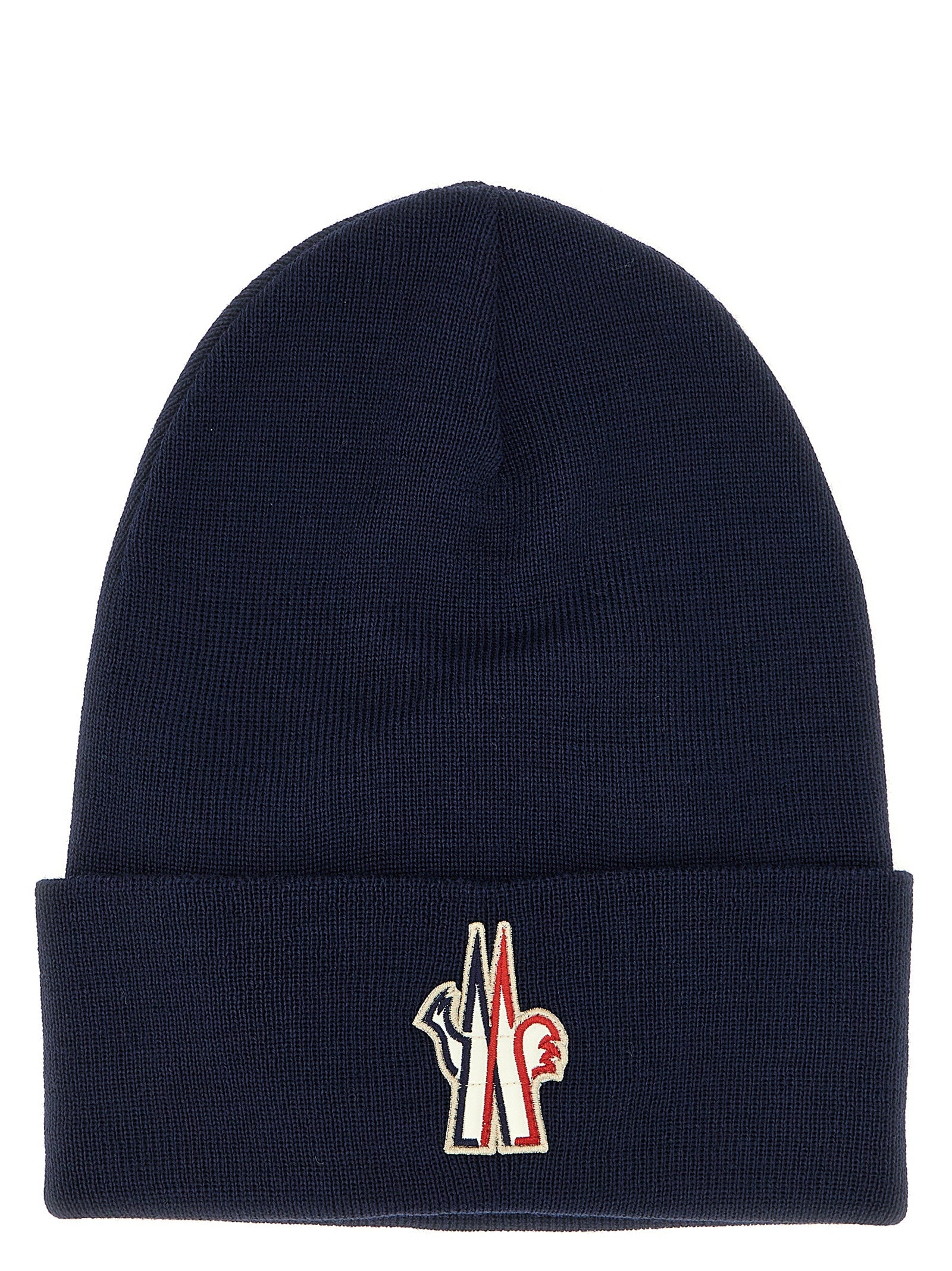 Moncler Grenoble Logo Patch Beanie