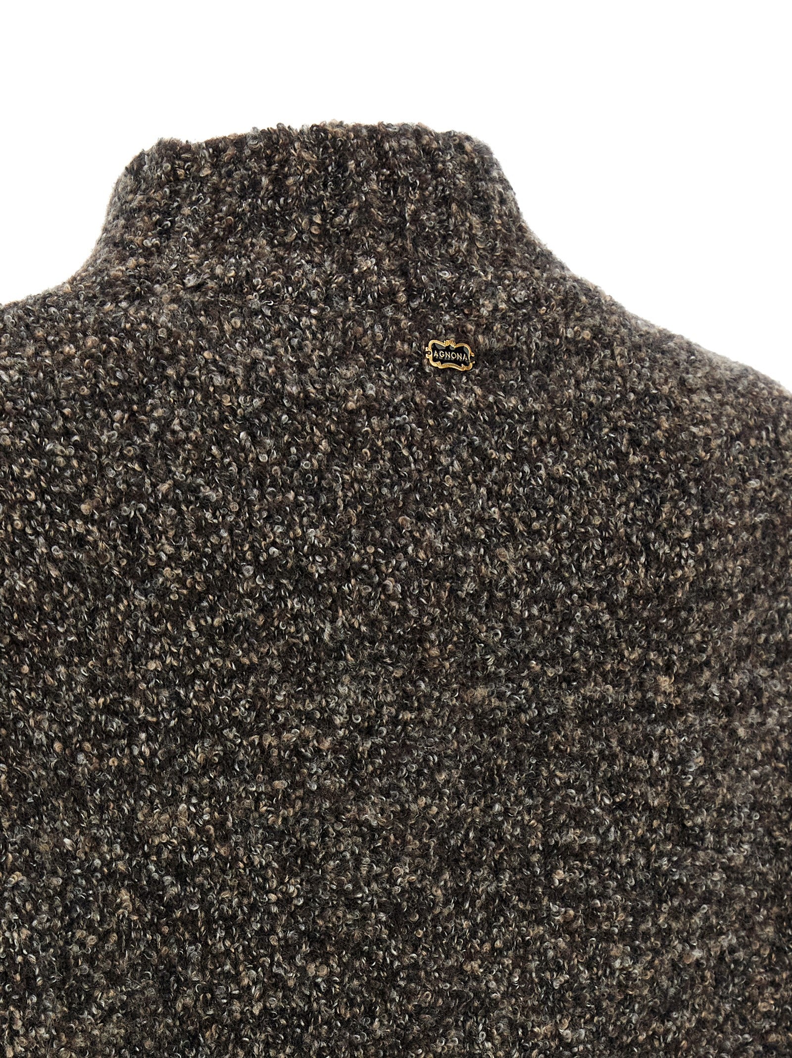 Agnona Mqaglia High Neck Bouclé