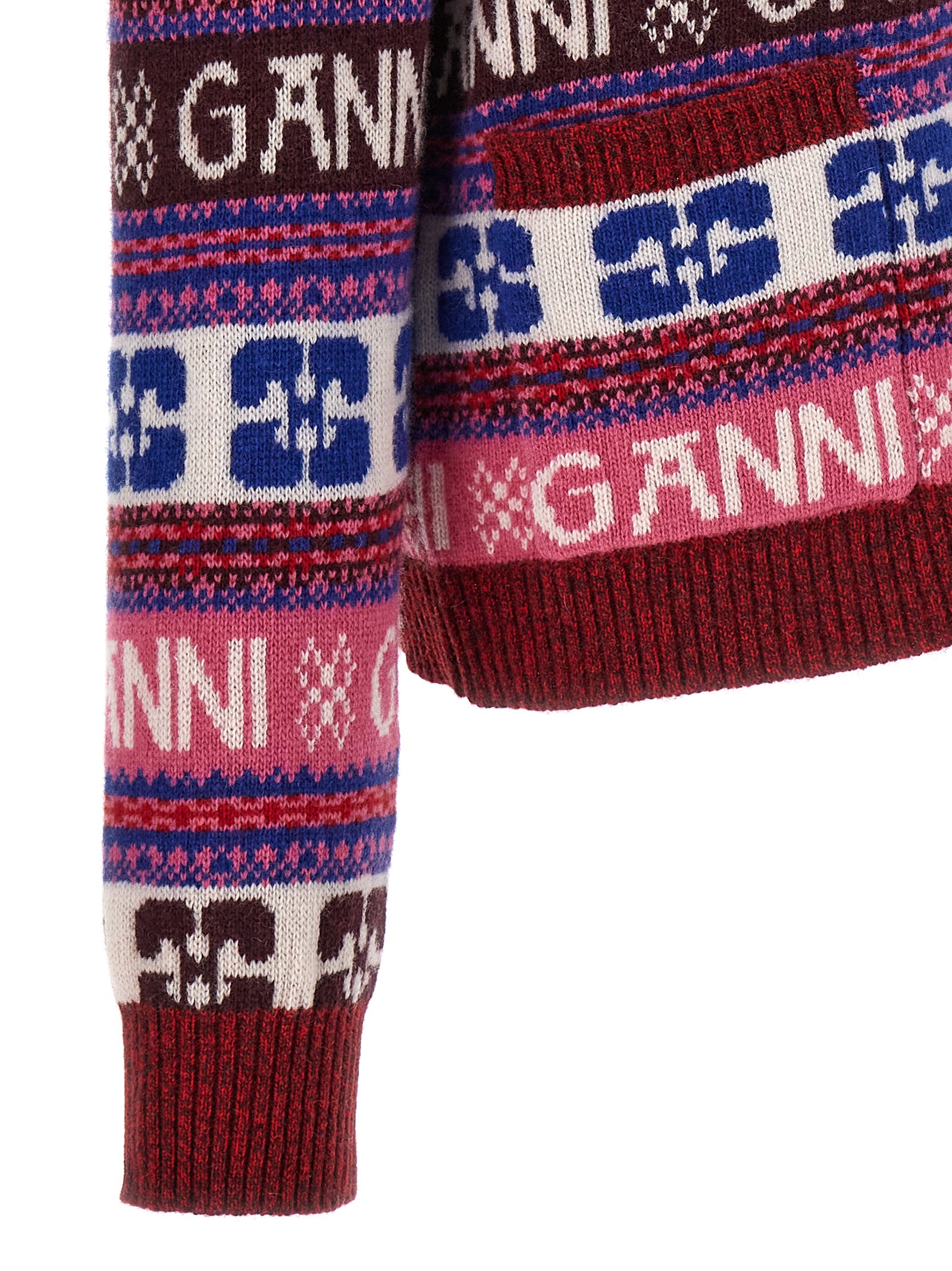 Ganni Logo Cardigan