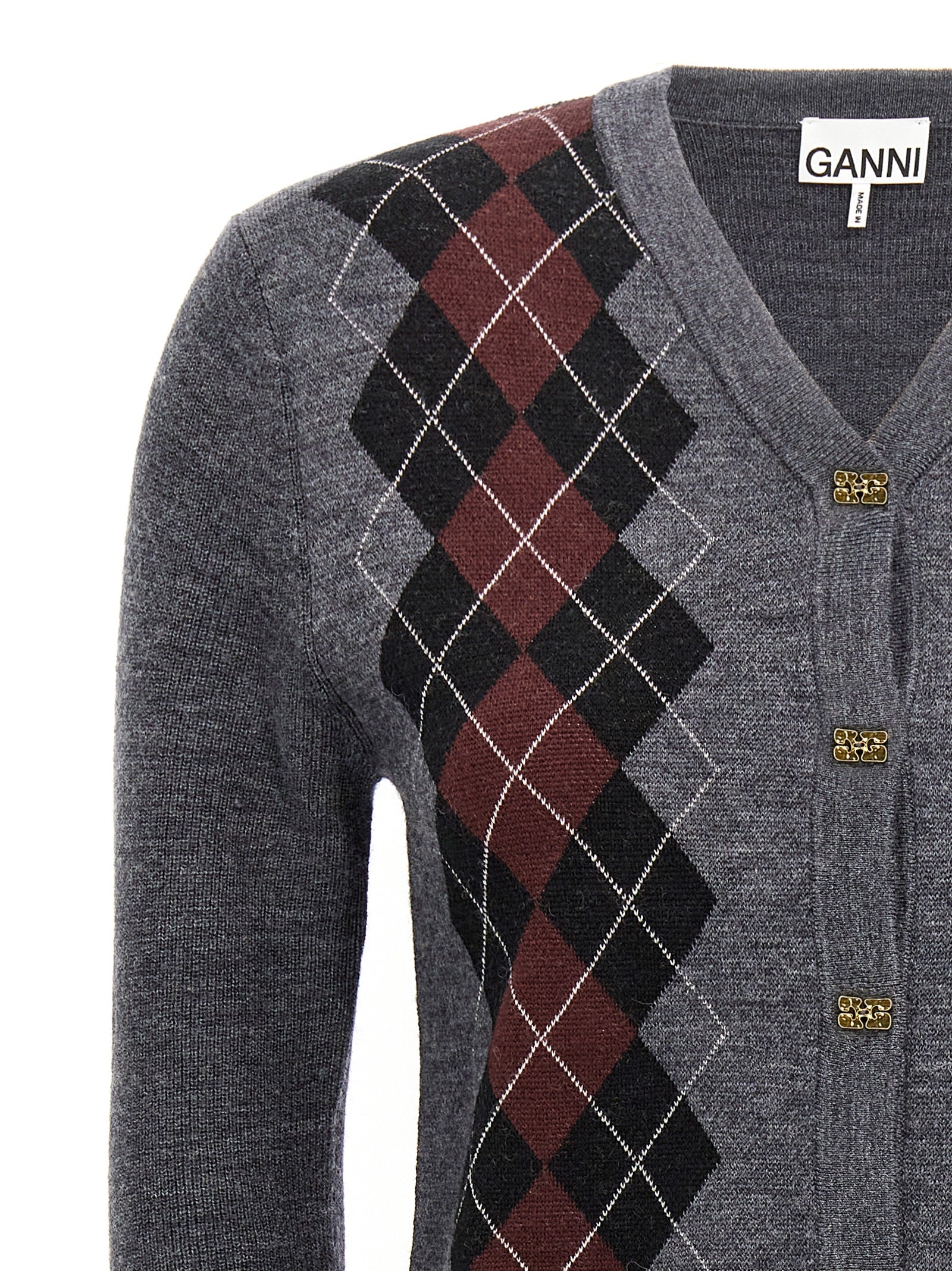 Ganni Argyle Cardigan