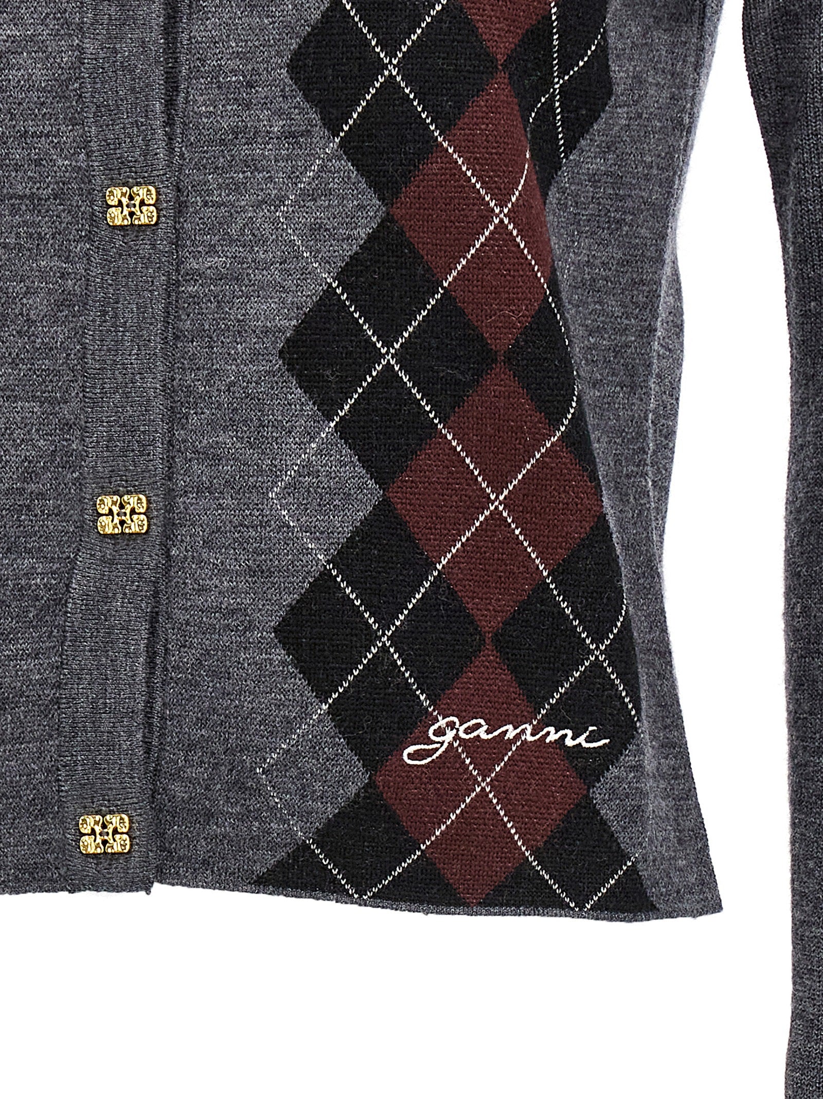 Ganni Argyle Cardigan