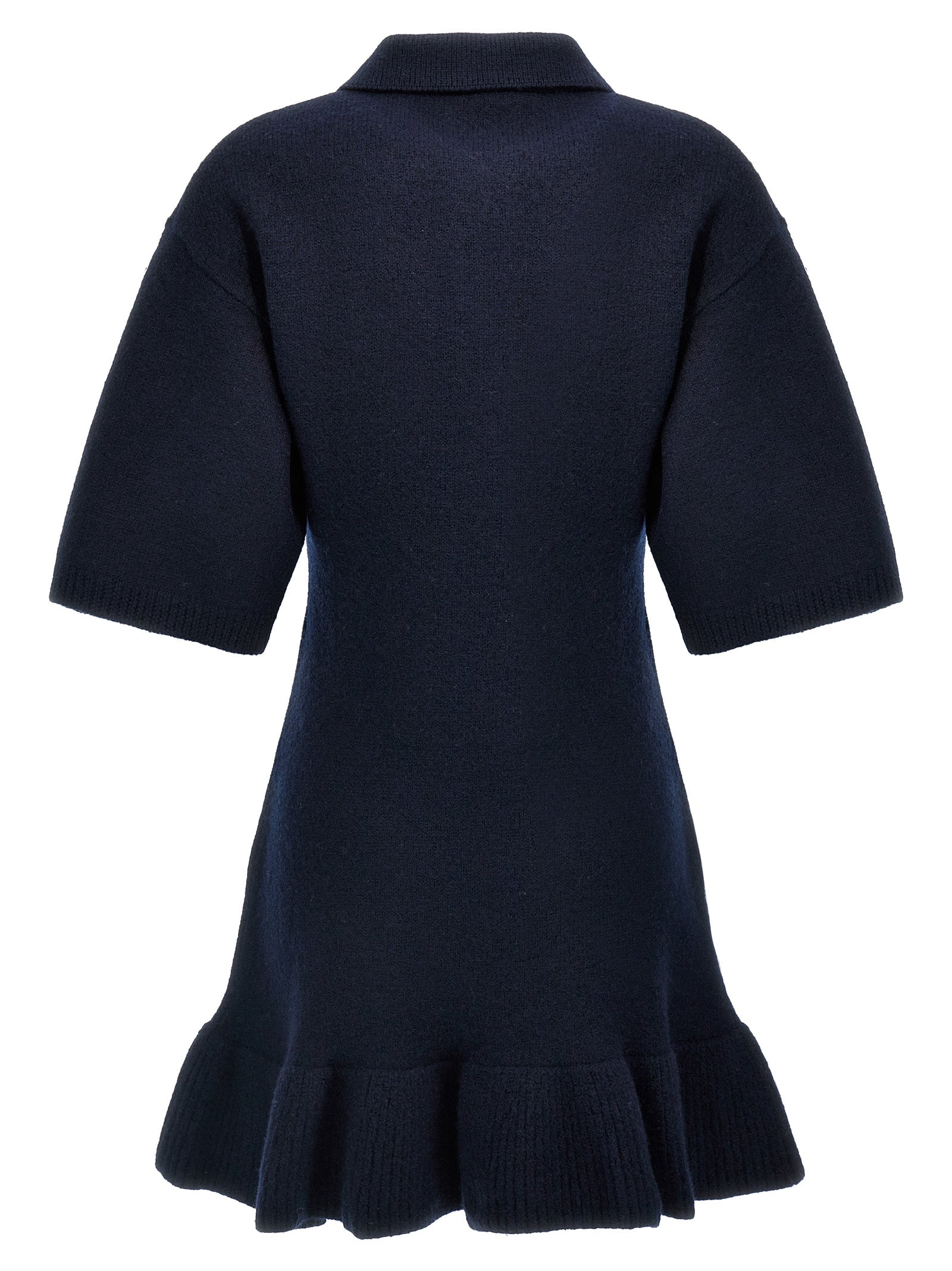 Ganni 'Boiled Wool Mini' Dress