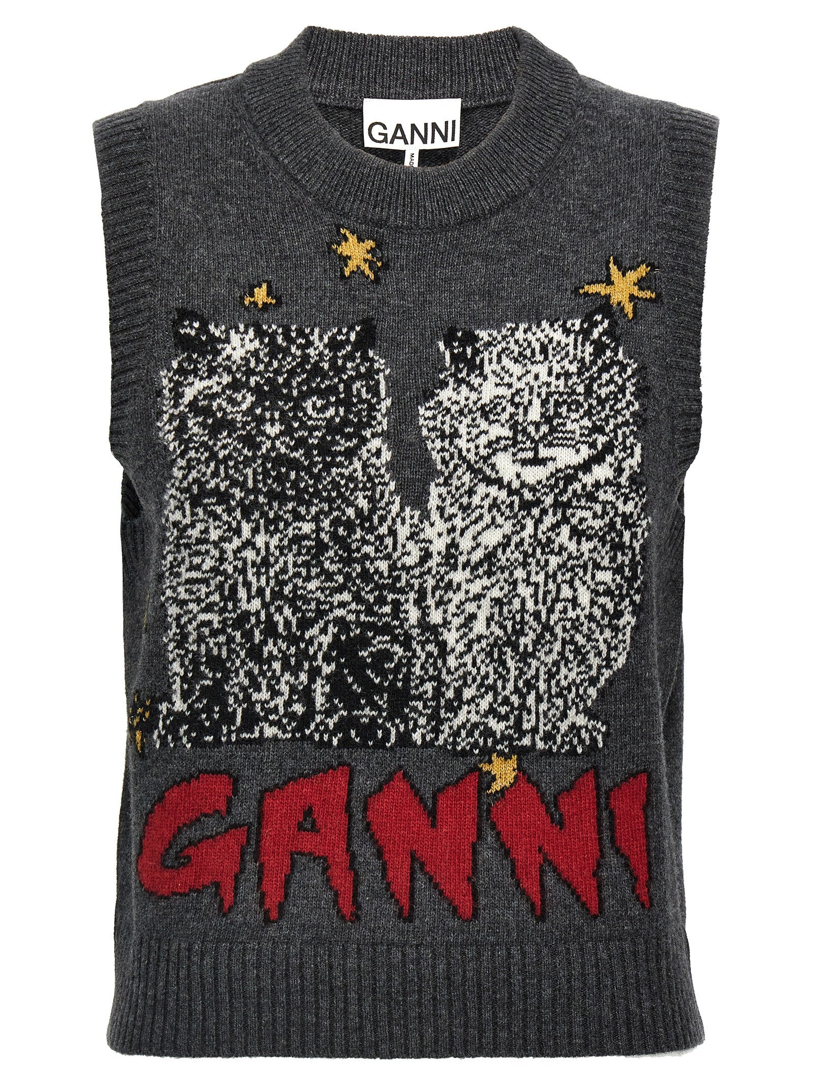 Ganni 'Cats' Vest