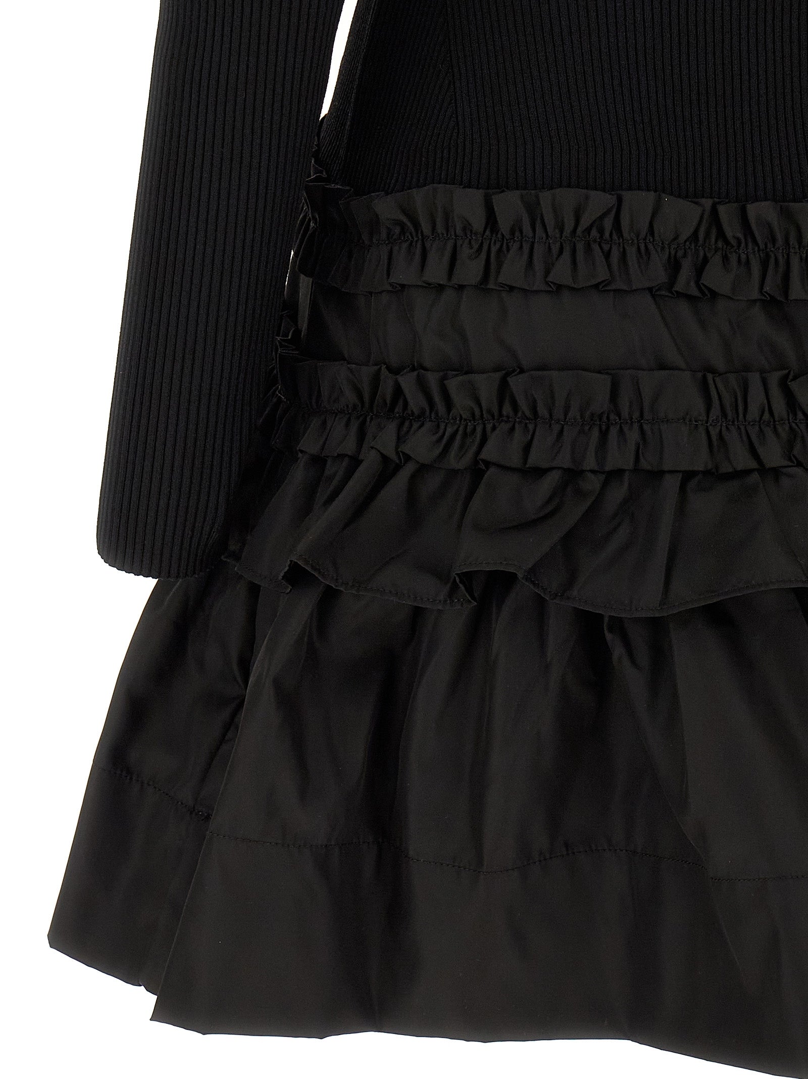 Ganni 'Melange Rib Knit Mini' Dress