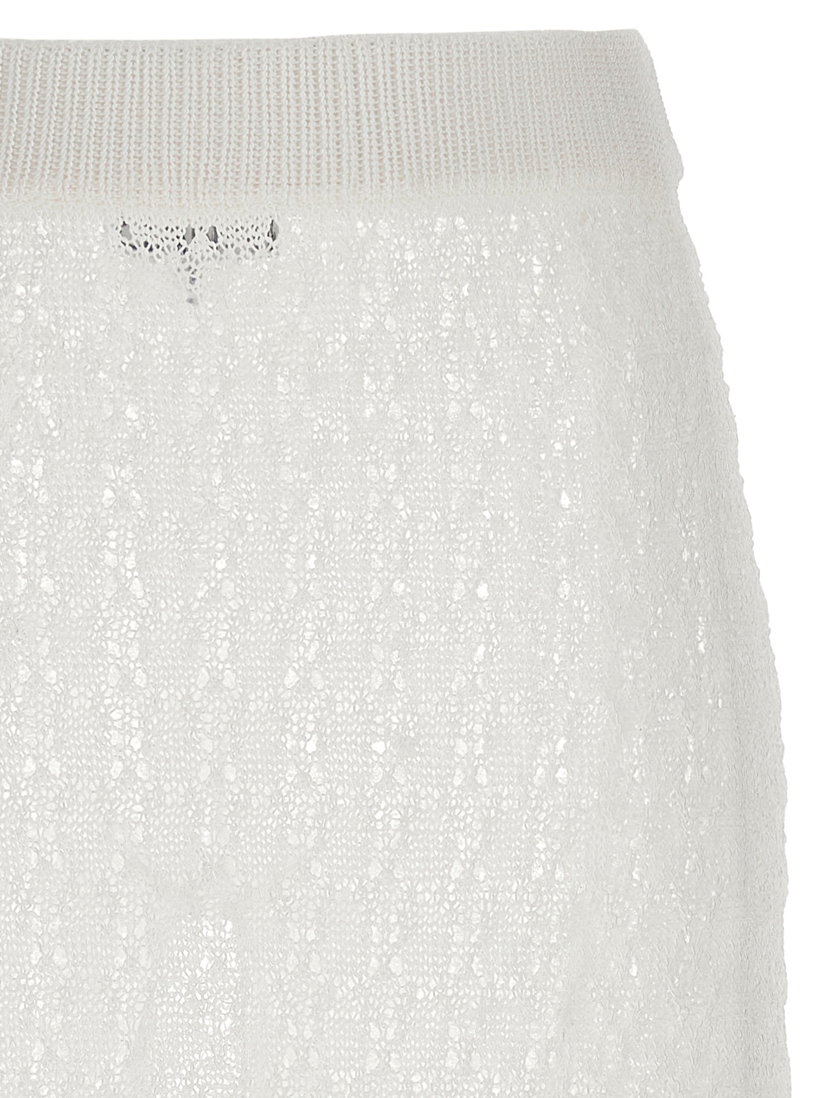 Ganni 'Shiny Pointelle Knit' Skirt
