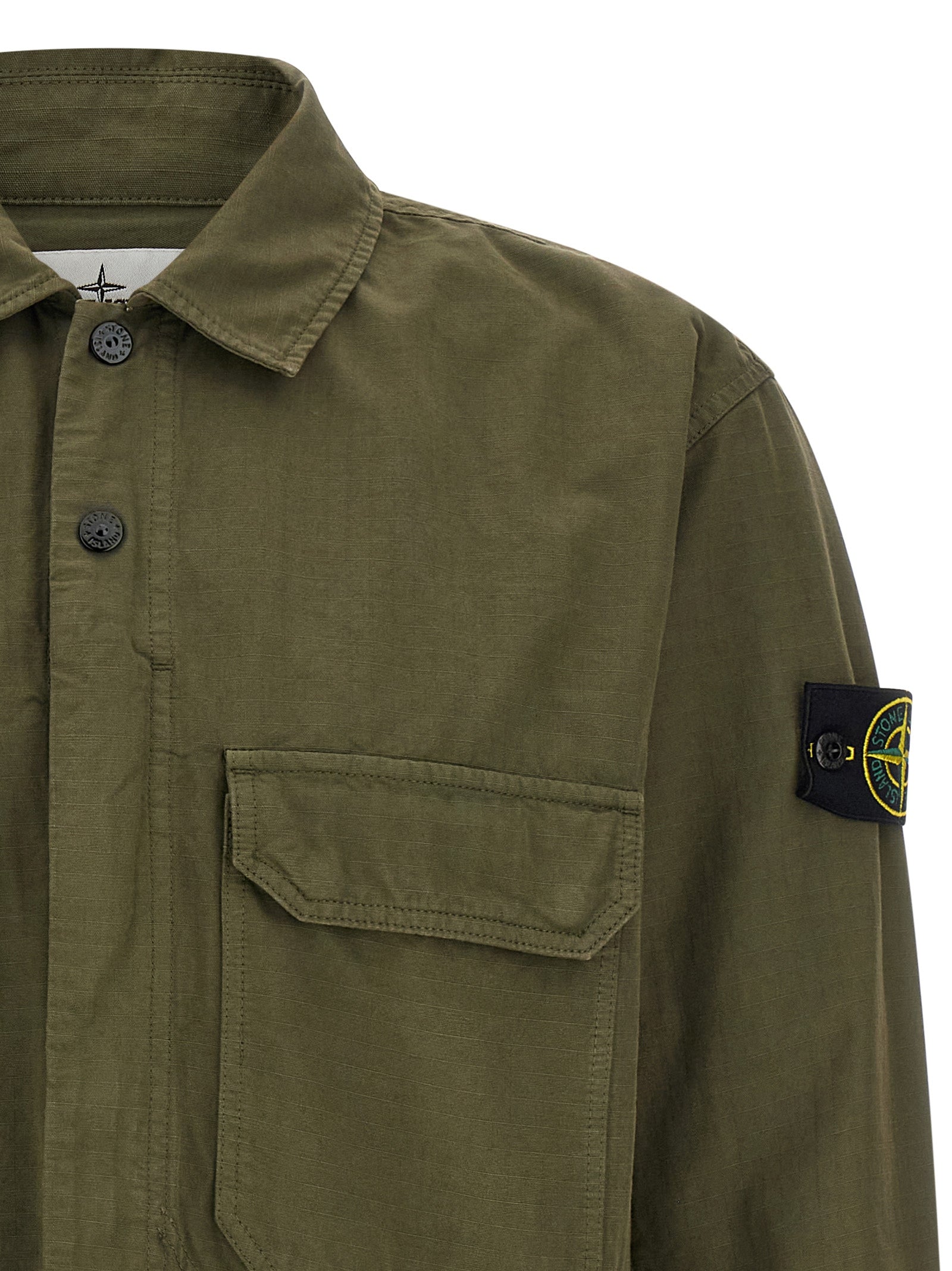 Stone Island Raw Cotton Overshirt