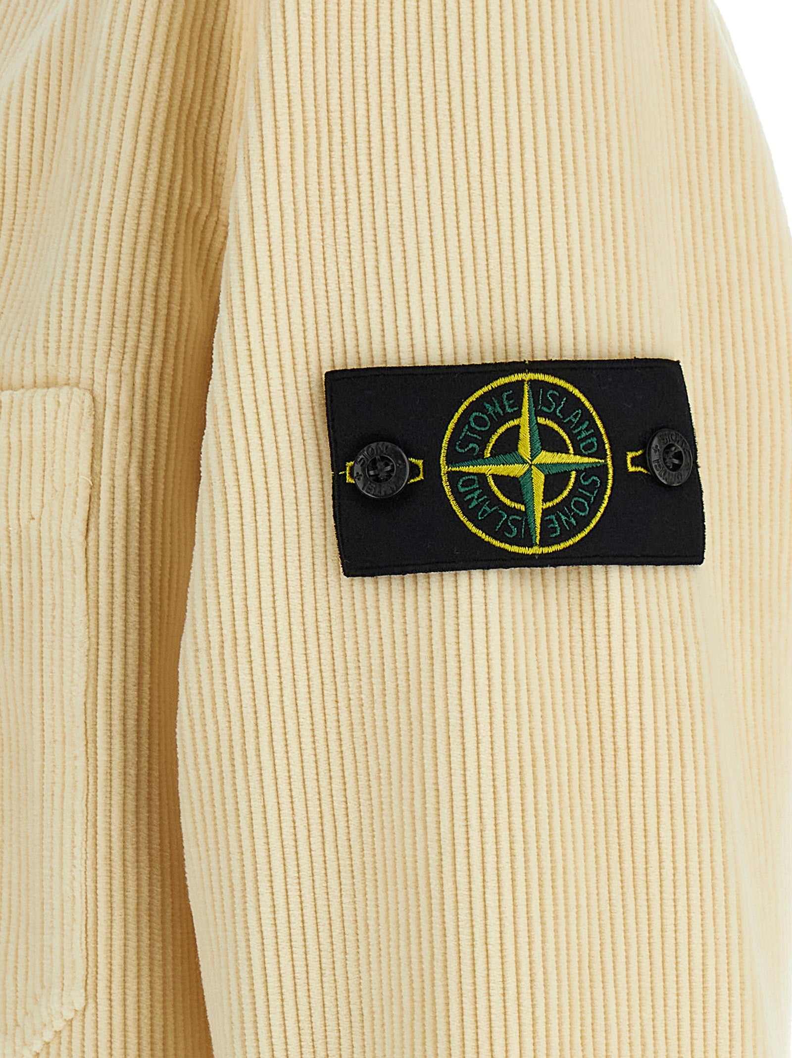 Stone Island Ribbed Velvet Overshirt