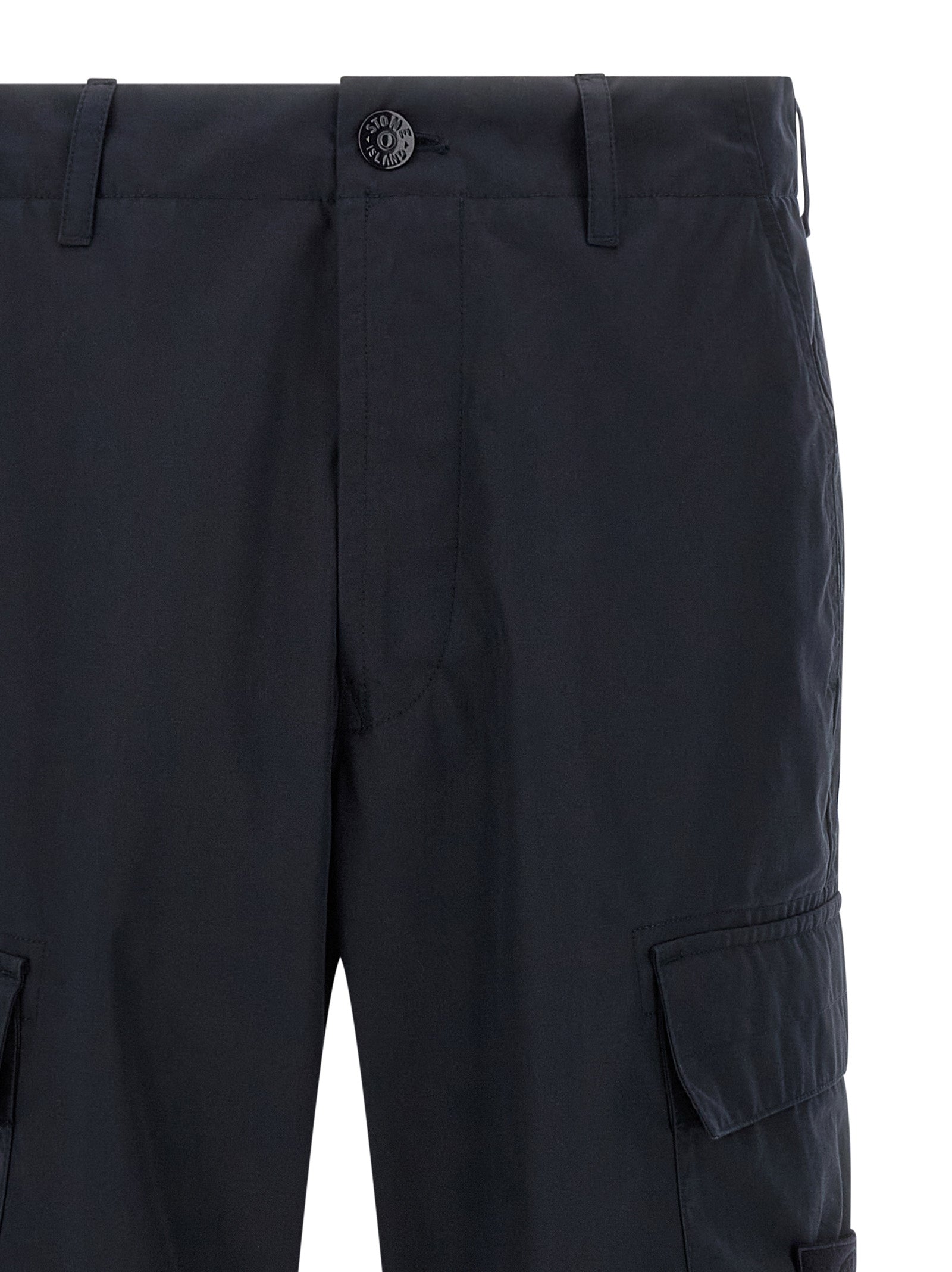 Stone Island Logo Badge Cargo Pants