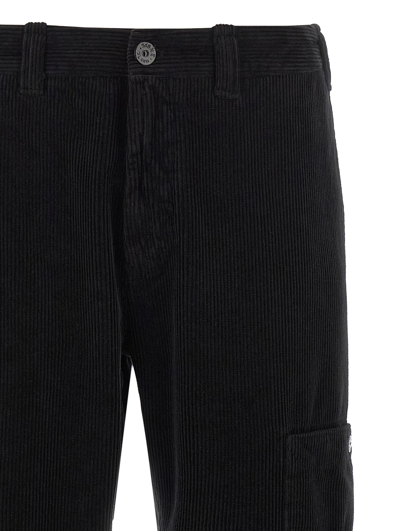 Stone Island Velvet Cargo Pants