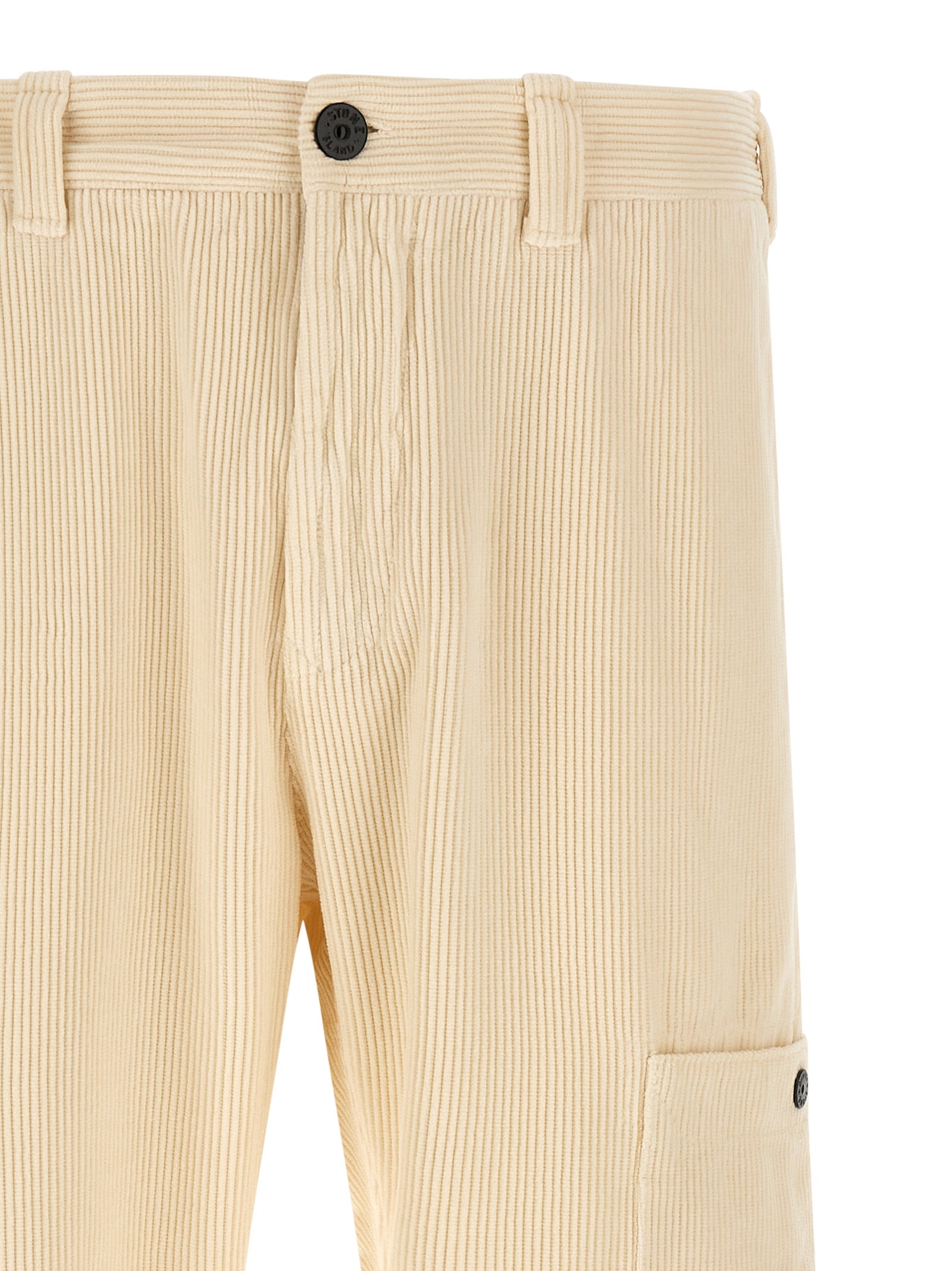 Stone Island Velvet Cargo Pants