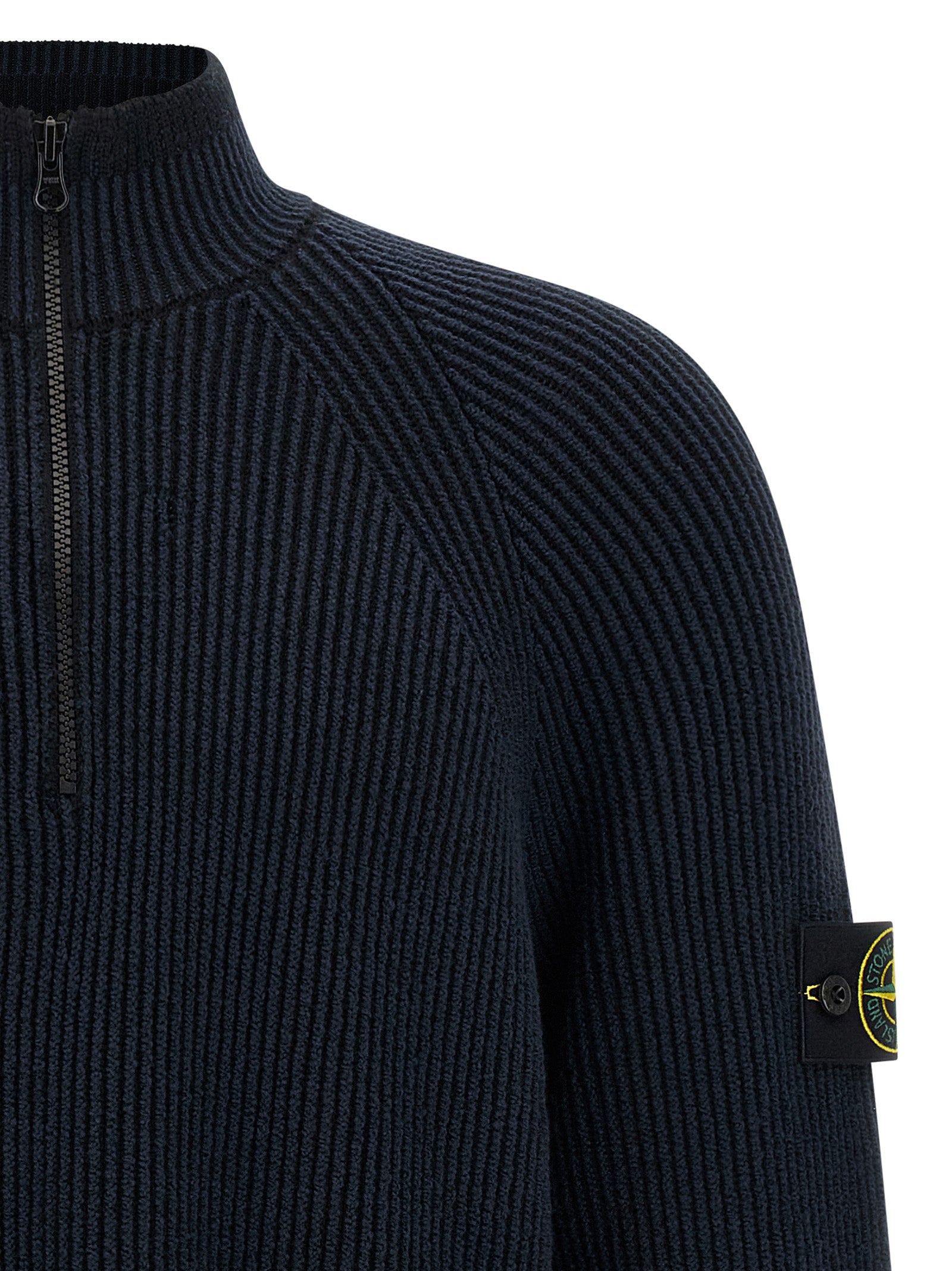 Stone Island Ribbed Cardigan