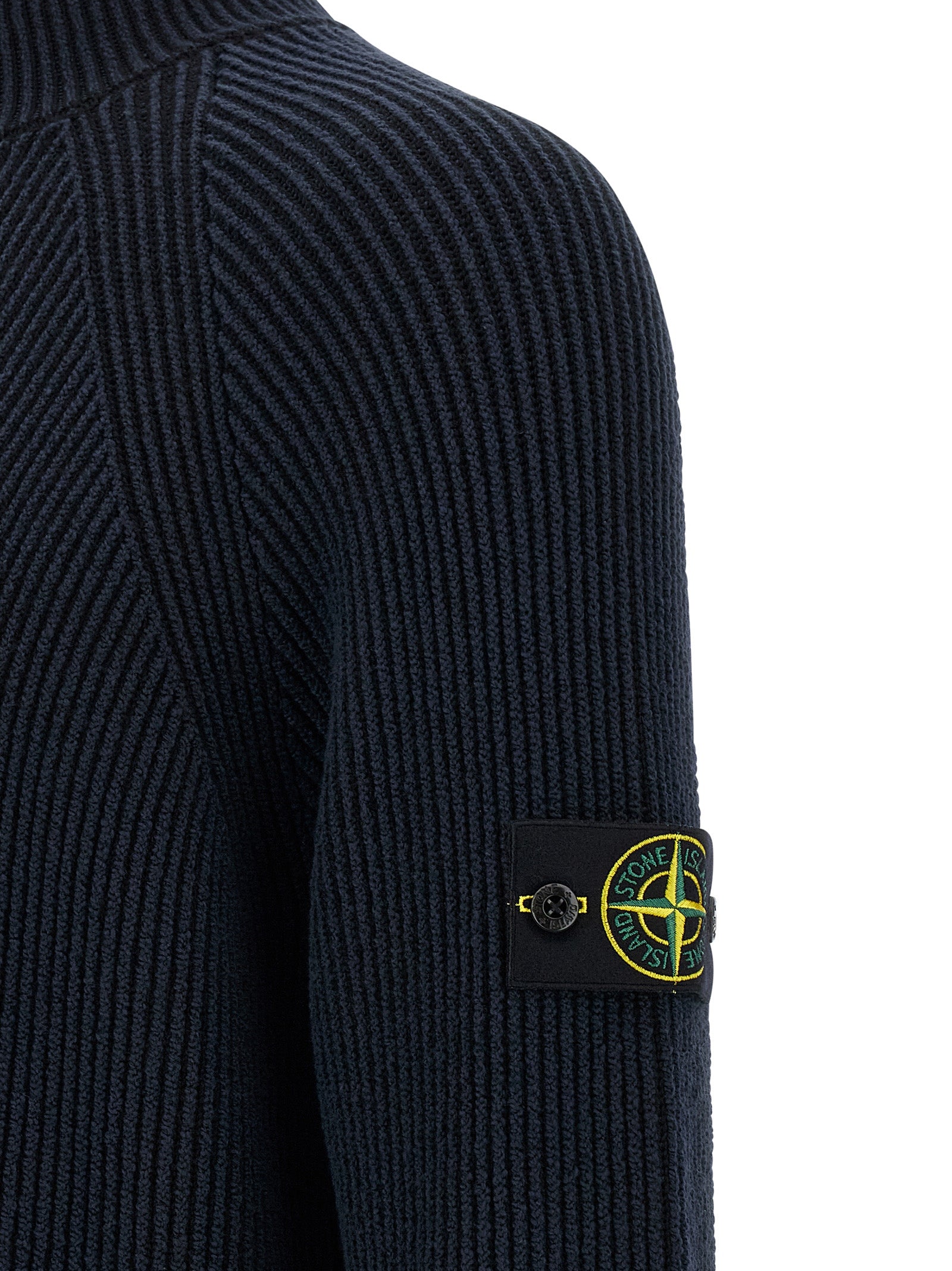 Stone Island Ribbed Cardigan