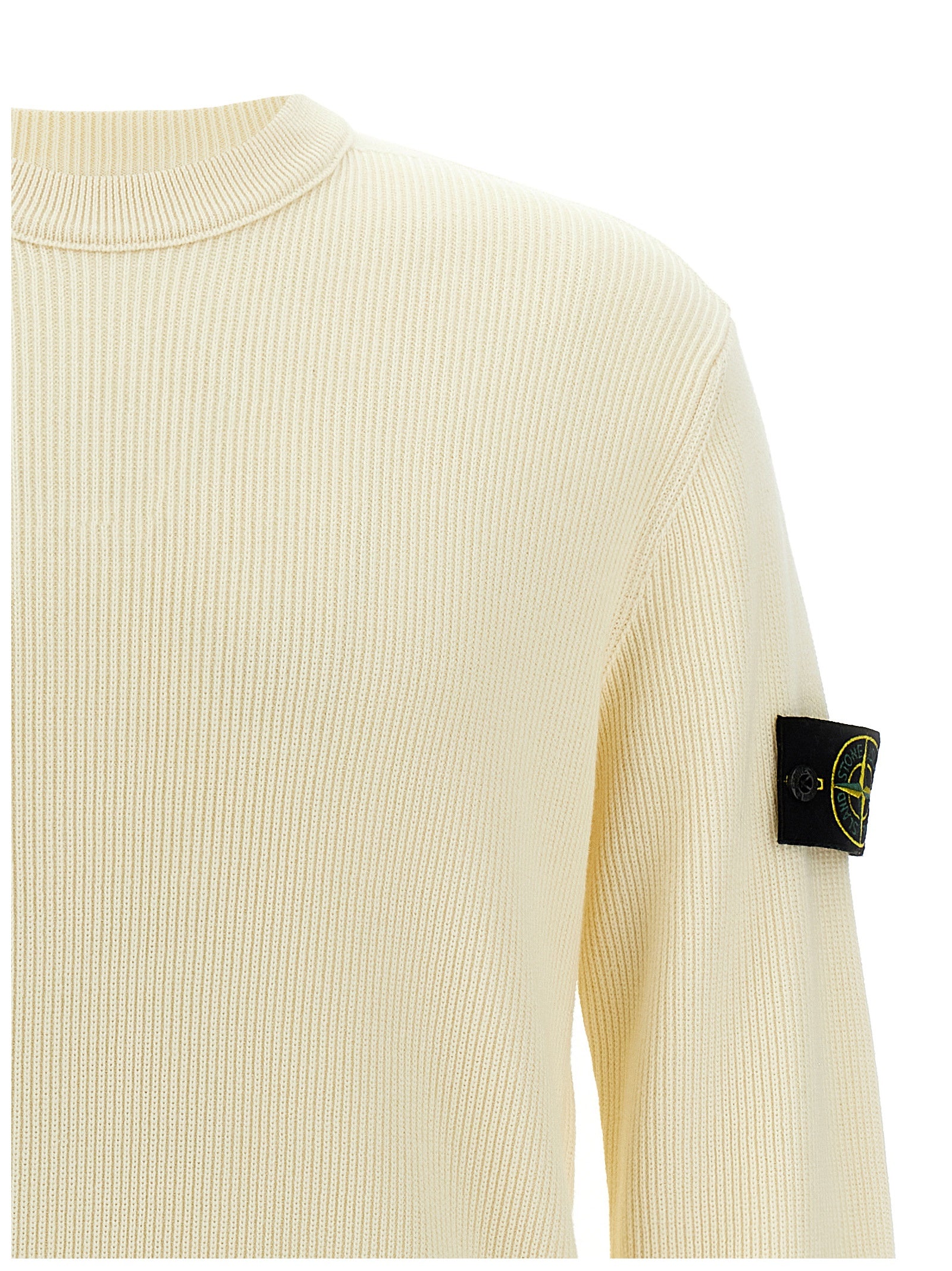 Stone Island Ribbed Wool Sweater