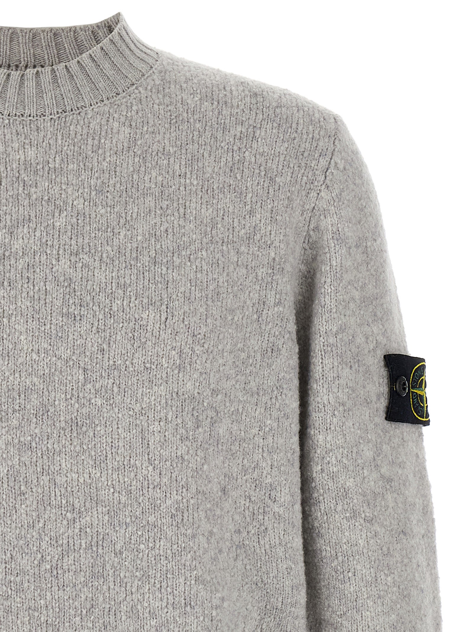 Stone Island Bouclé Wool Sweater