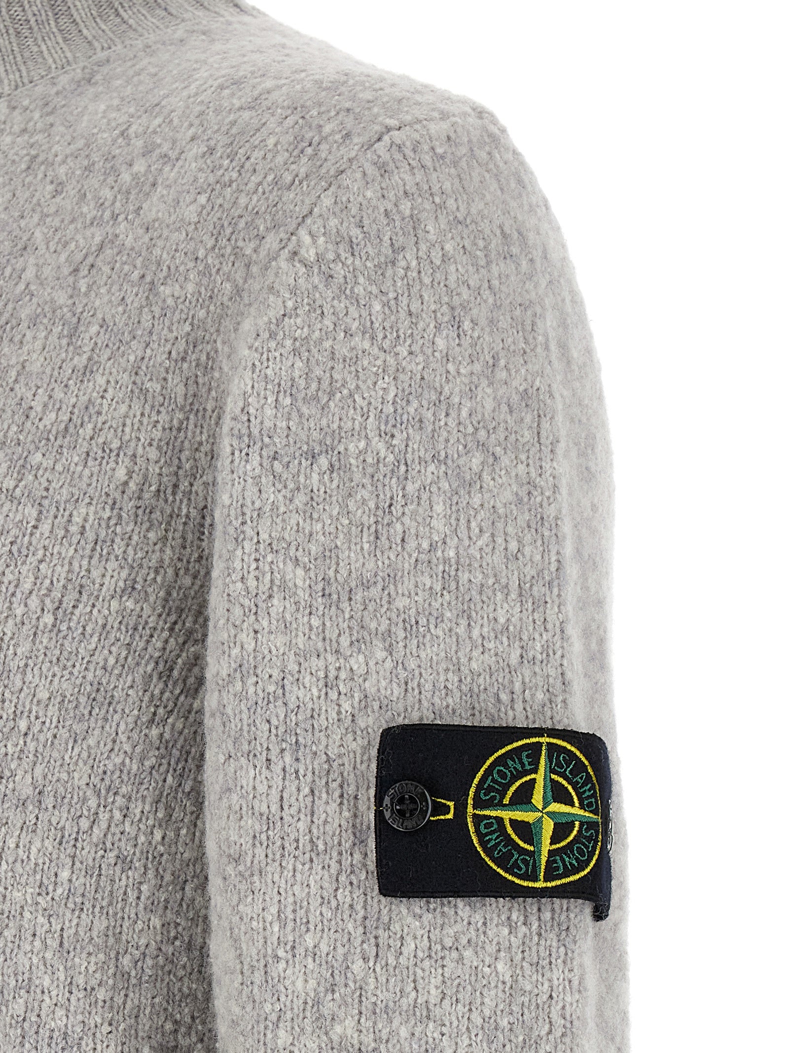 Stone Island Bouclé Wool Sweater