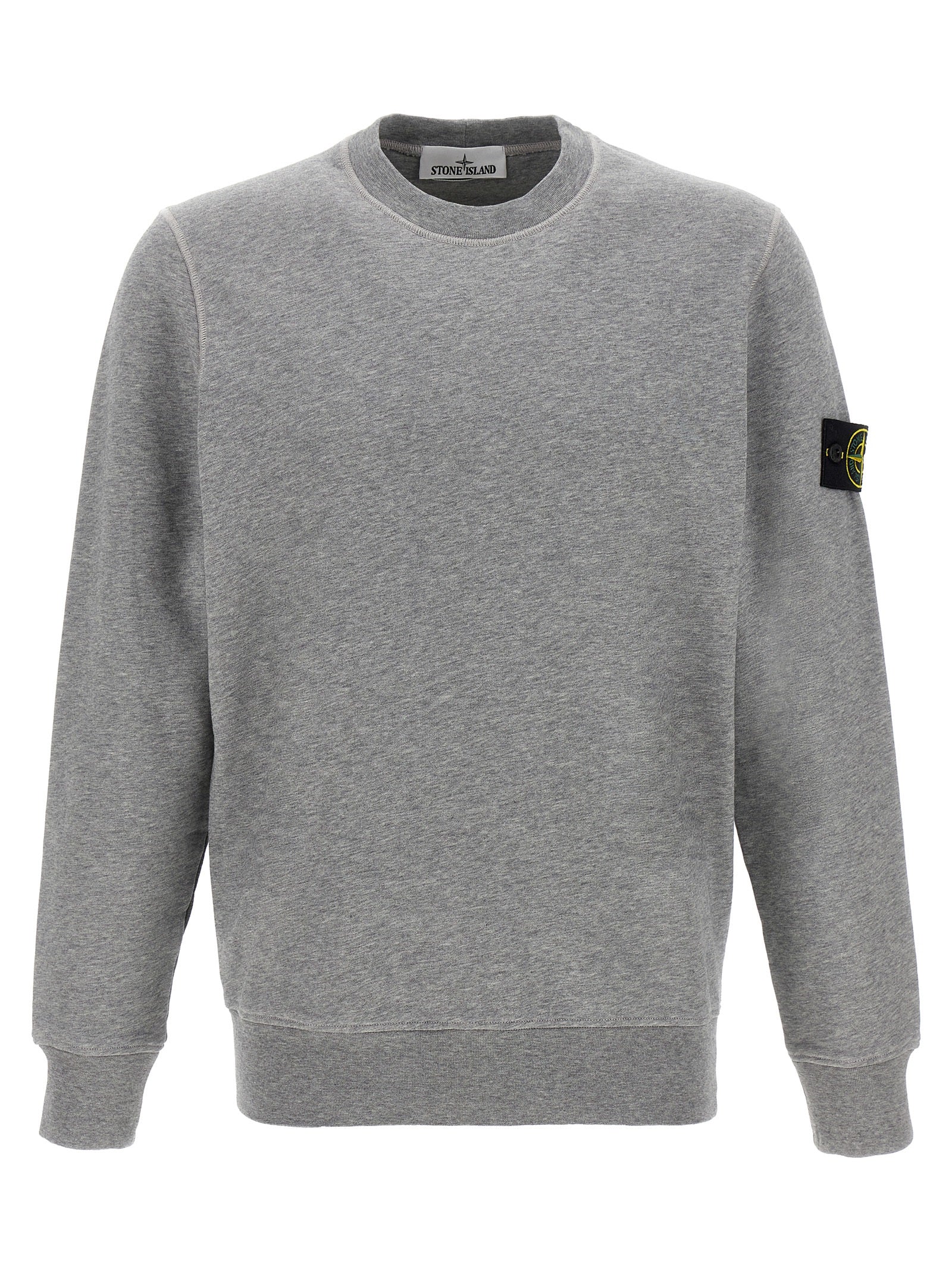 Stone Island Logo Badge Sweatshirt