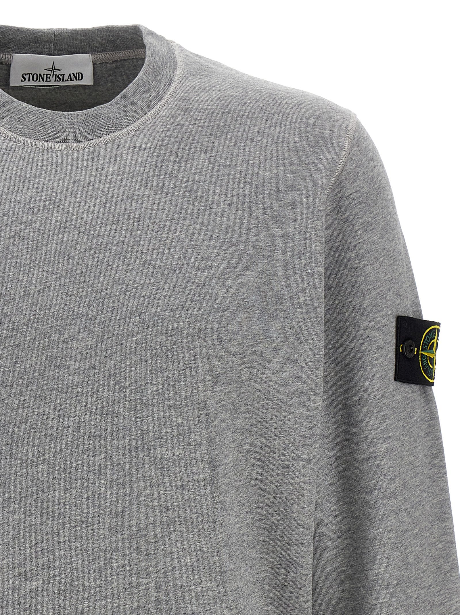 Stone Island Logo Badge Sweatshirt