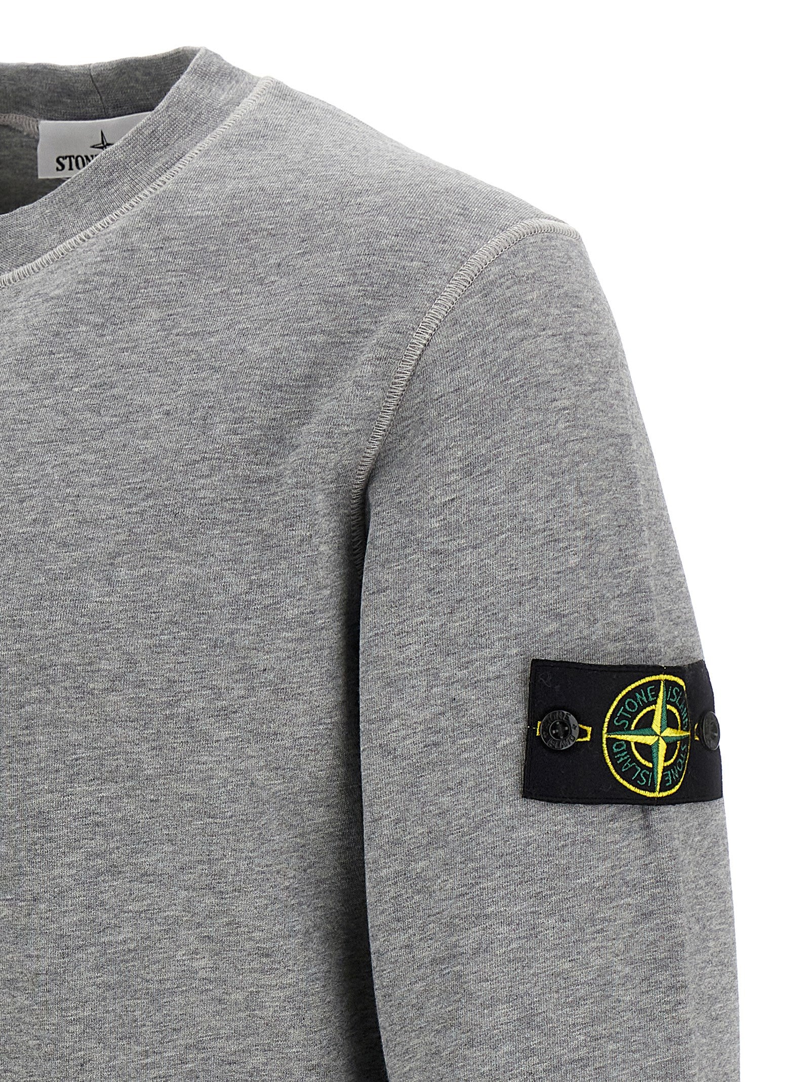 Stone Island Logo Badge Sweatshirt