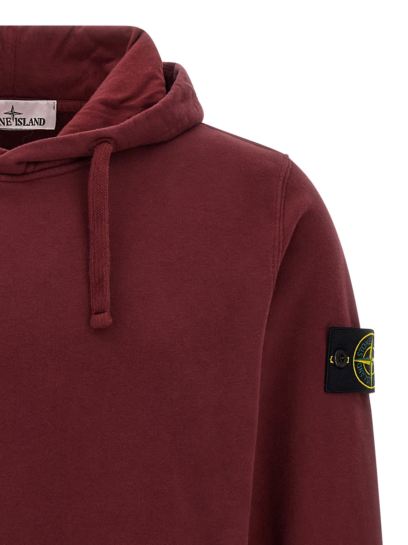 Stone Island Logo Badge Hoodie