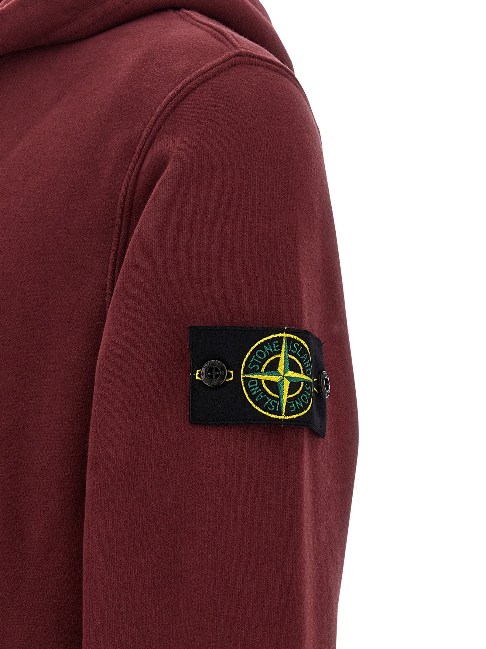 Stone Island Logo Badge Hoodie
