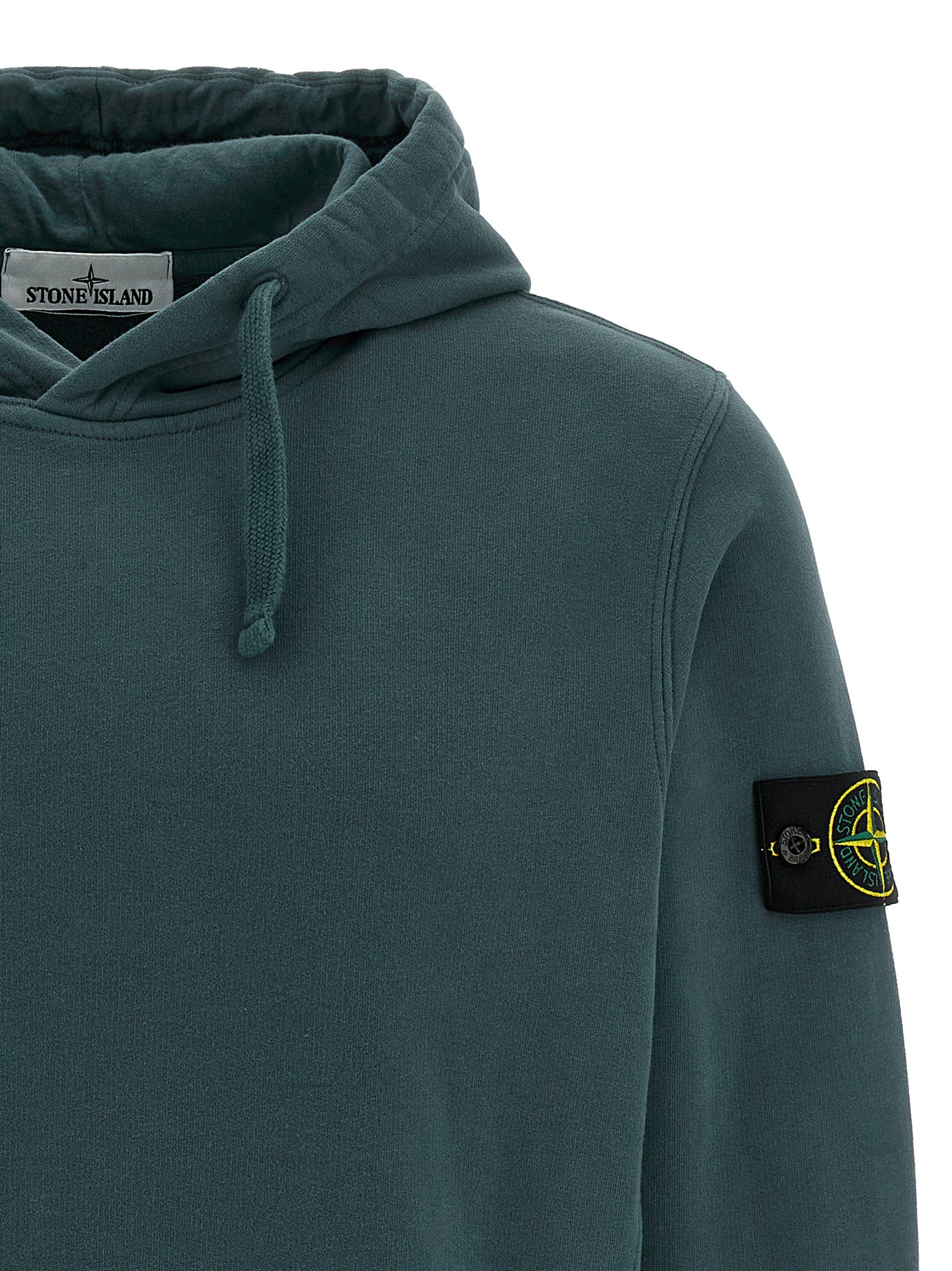 Stone Island Logo Badge Hoodie