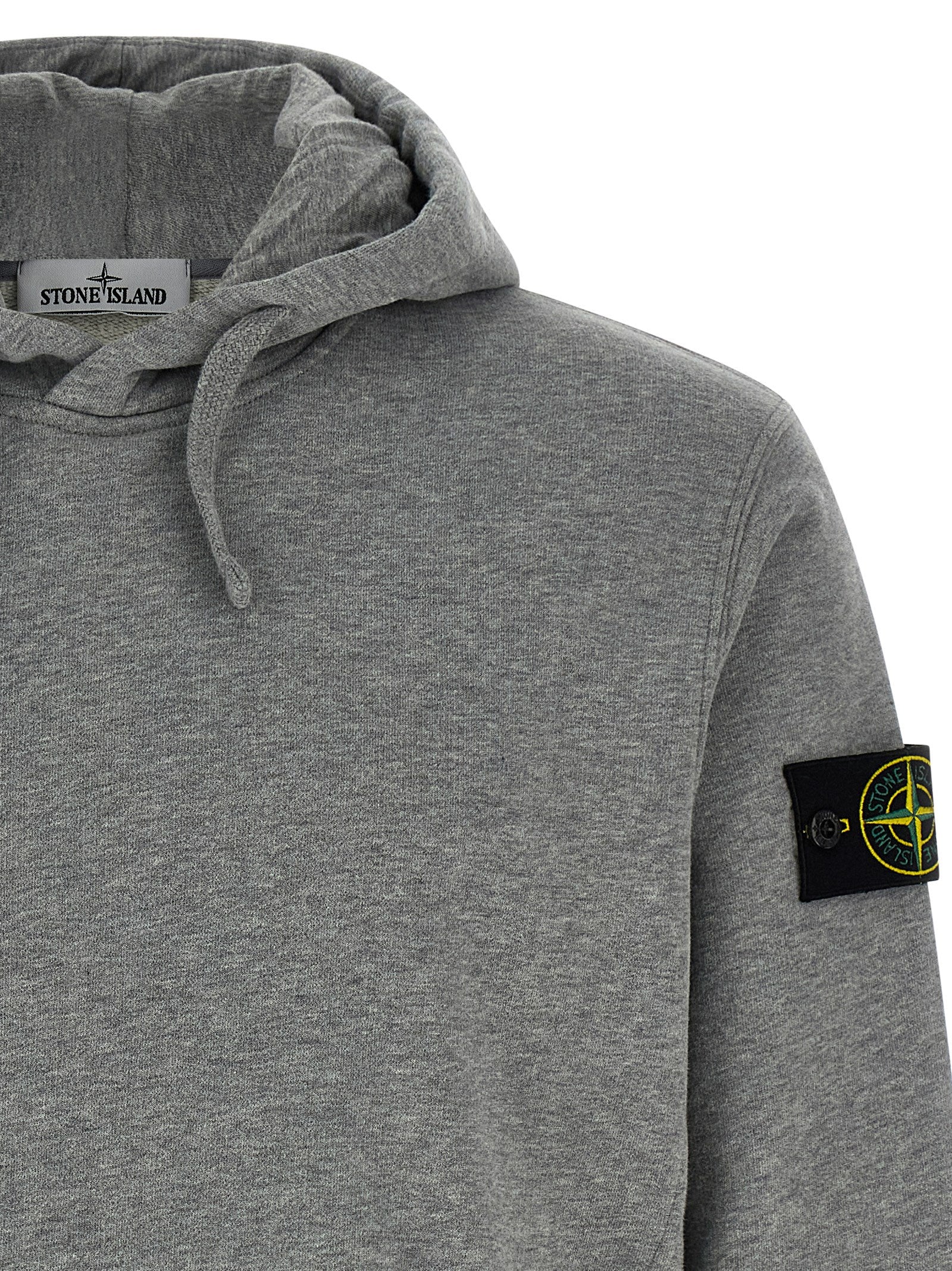 Stone Island Logo Badge Hoodie