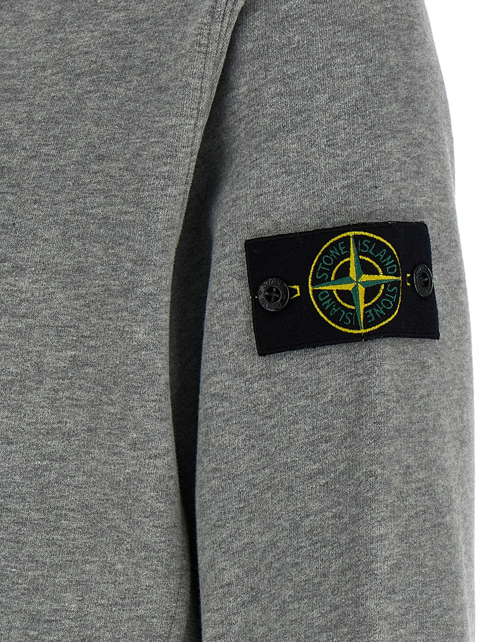 Stone Island Logo Badge Hoodie