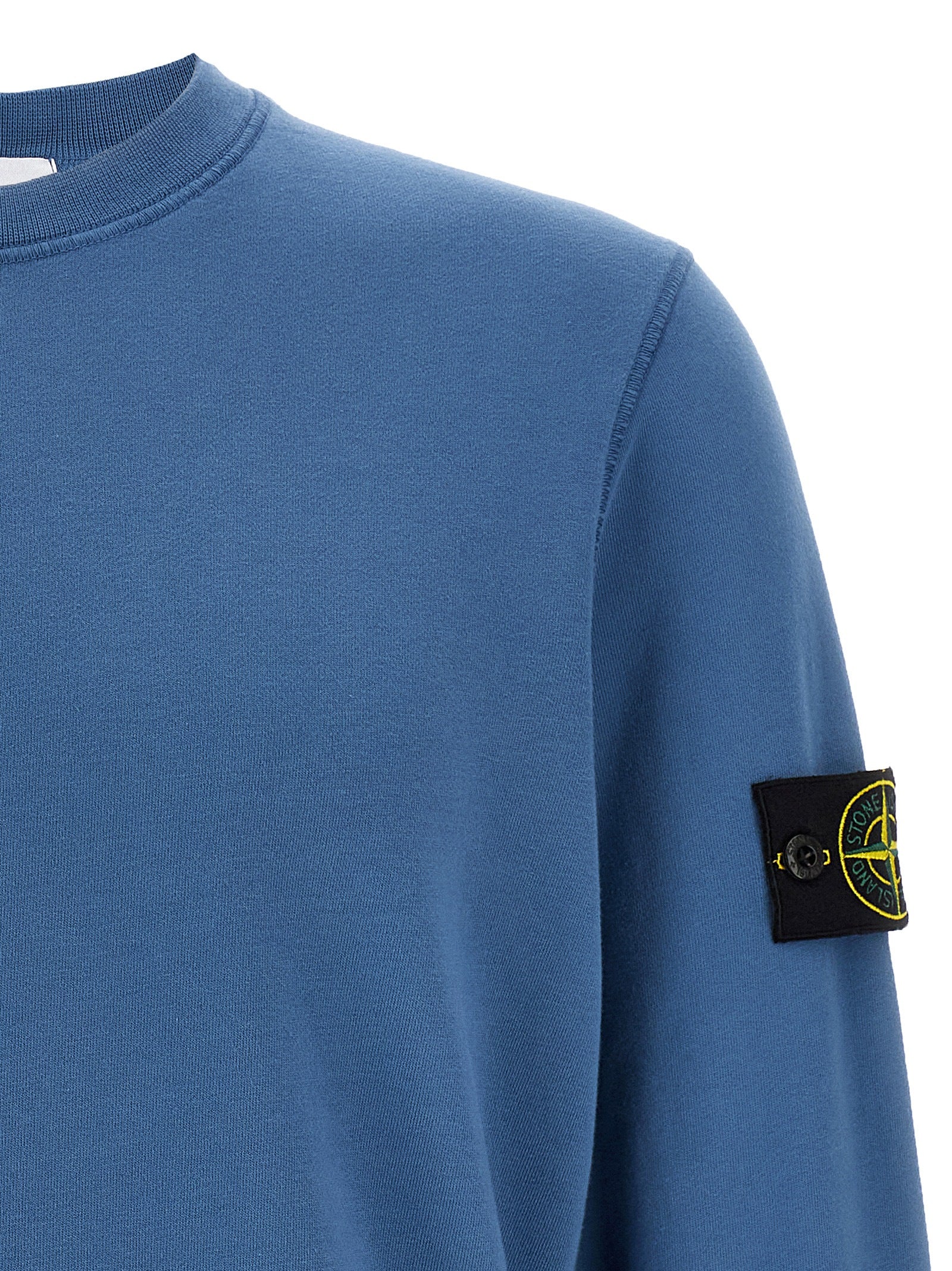 Stone Island Logo Badge Sweatshirt